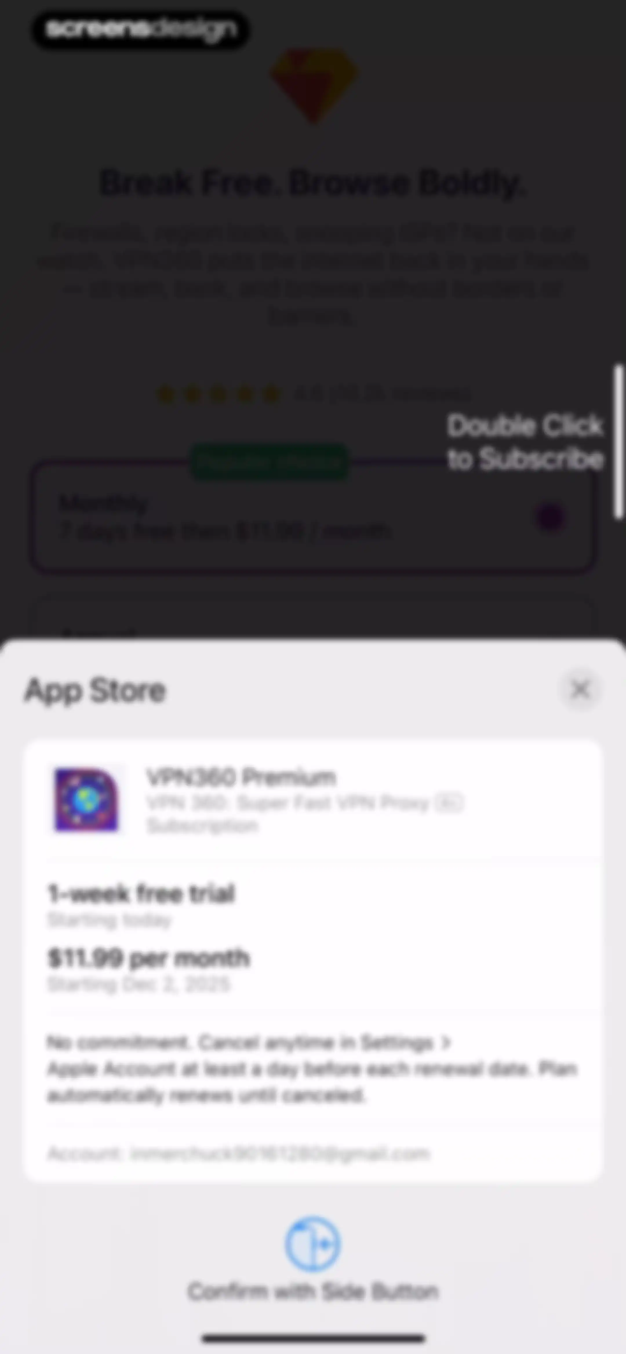 VPN 360: Fast Total VPN Proxy screen 5