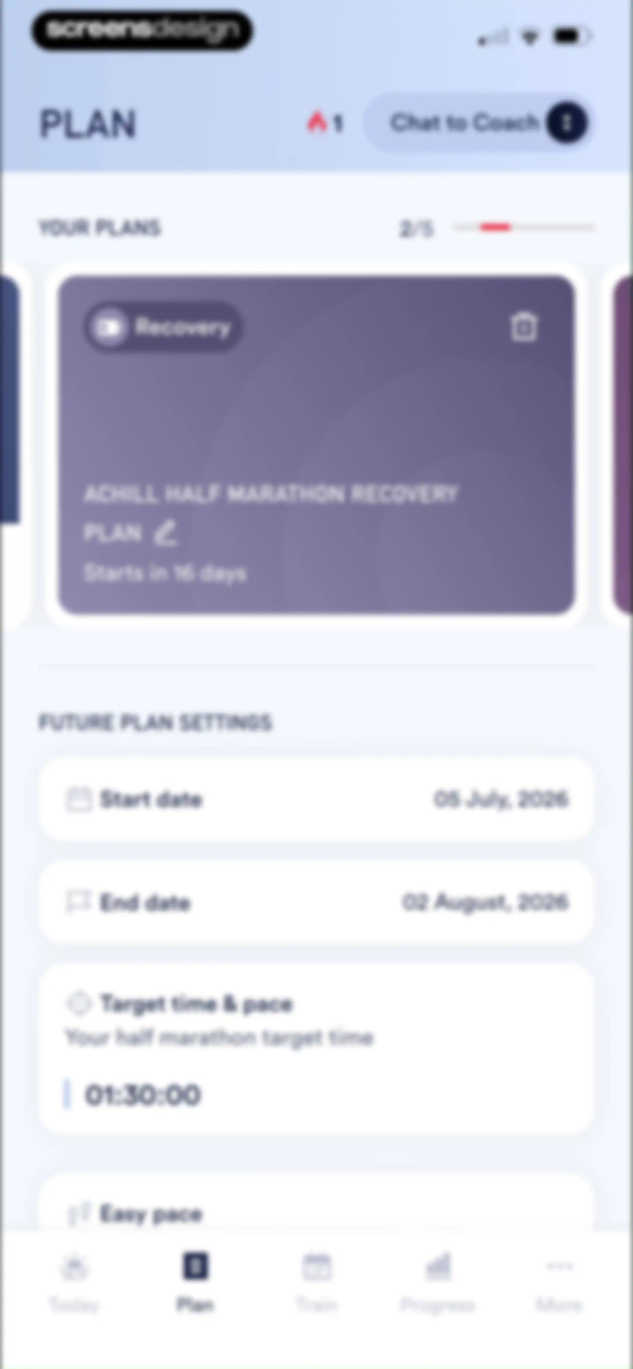 Coopah: The Run Coaching App screen 137