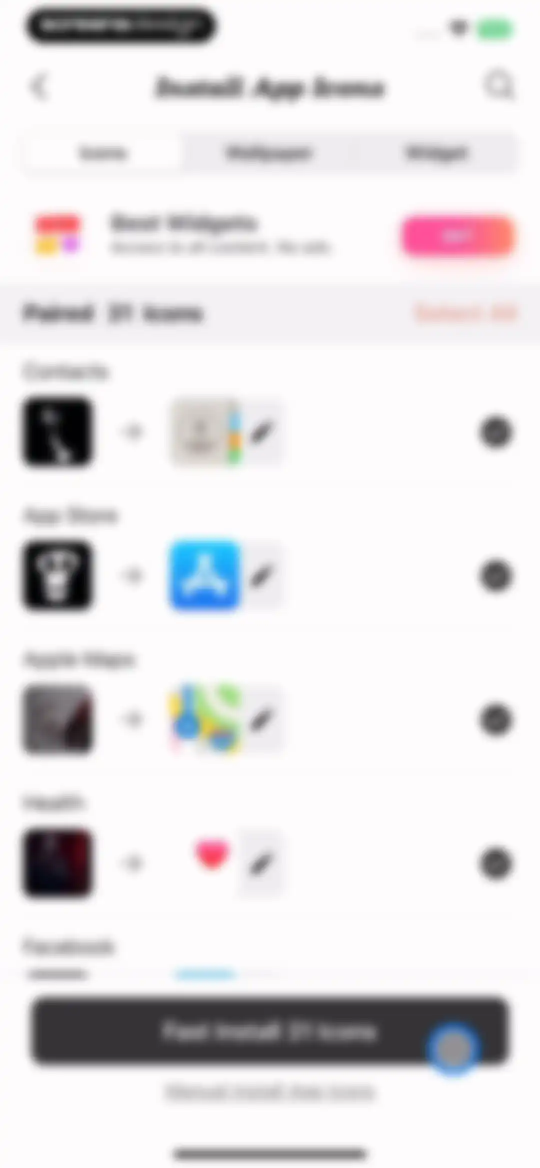 Best Widgets 18 - Icon Changer screen 58