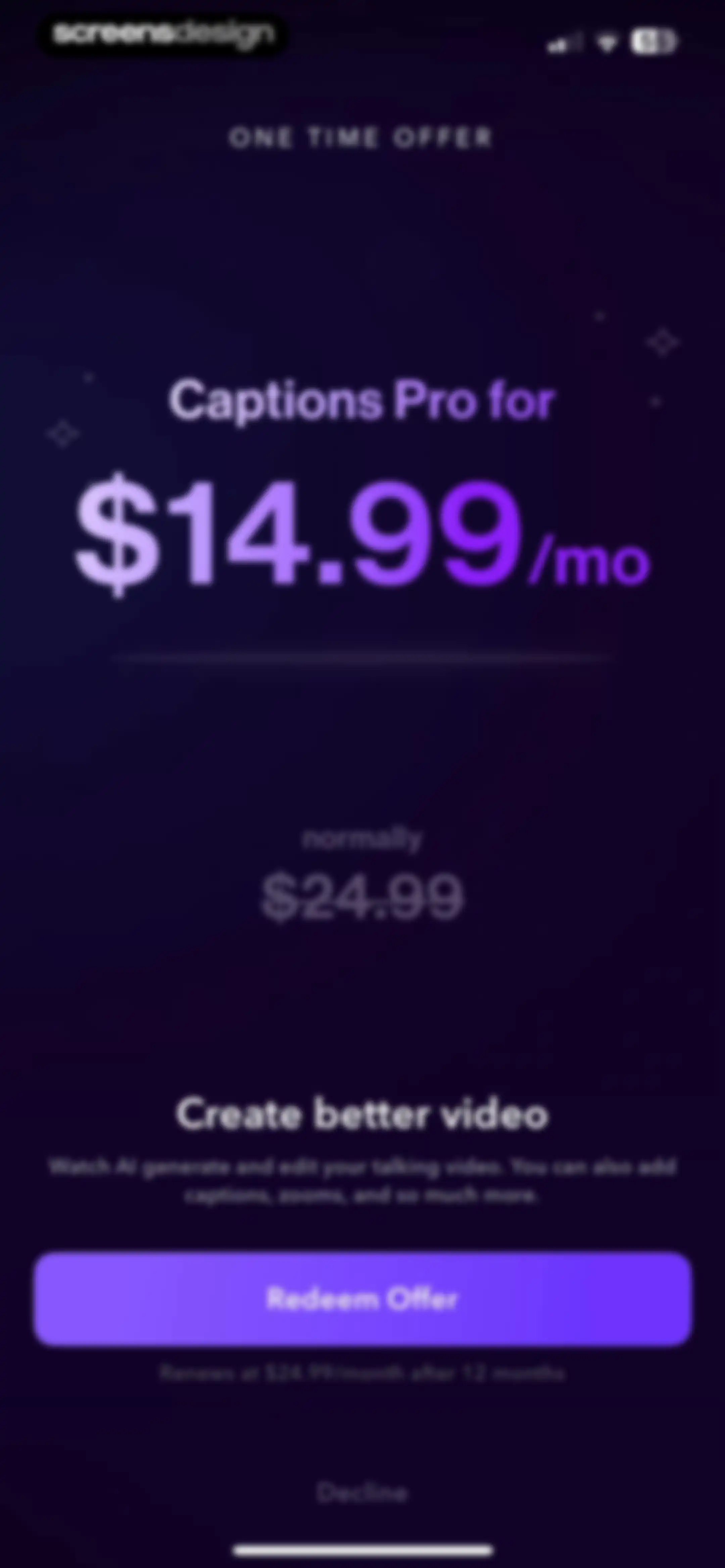 Captions: AI Edits Your Video screen 111