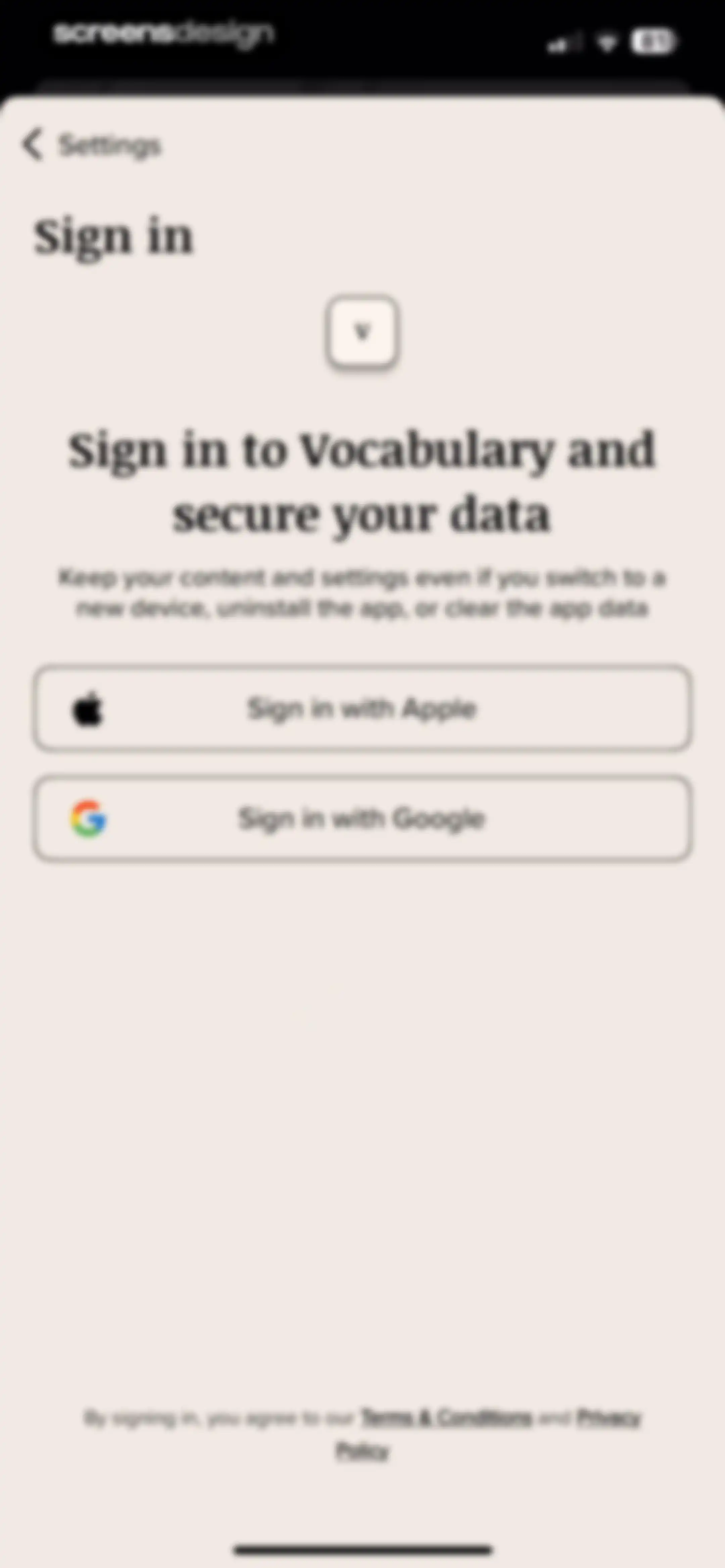Vocabulary - Learn words daily screen 68