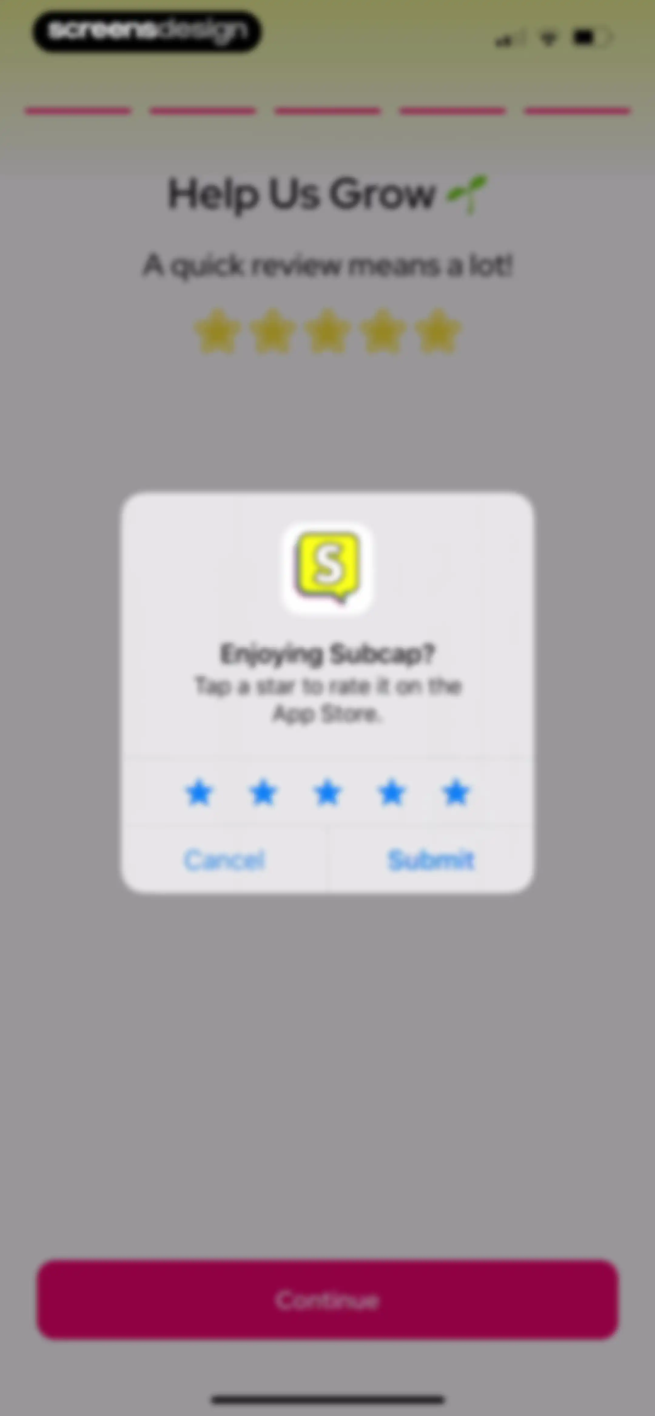 Subcap: Captions AI, Subtitles screen 7