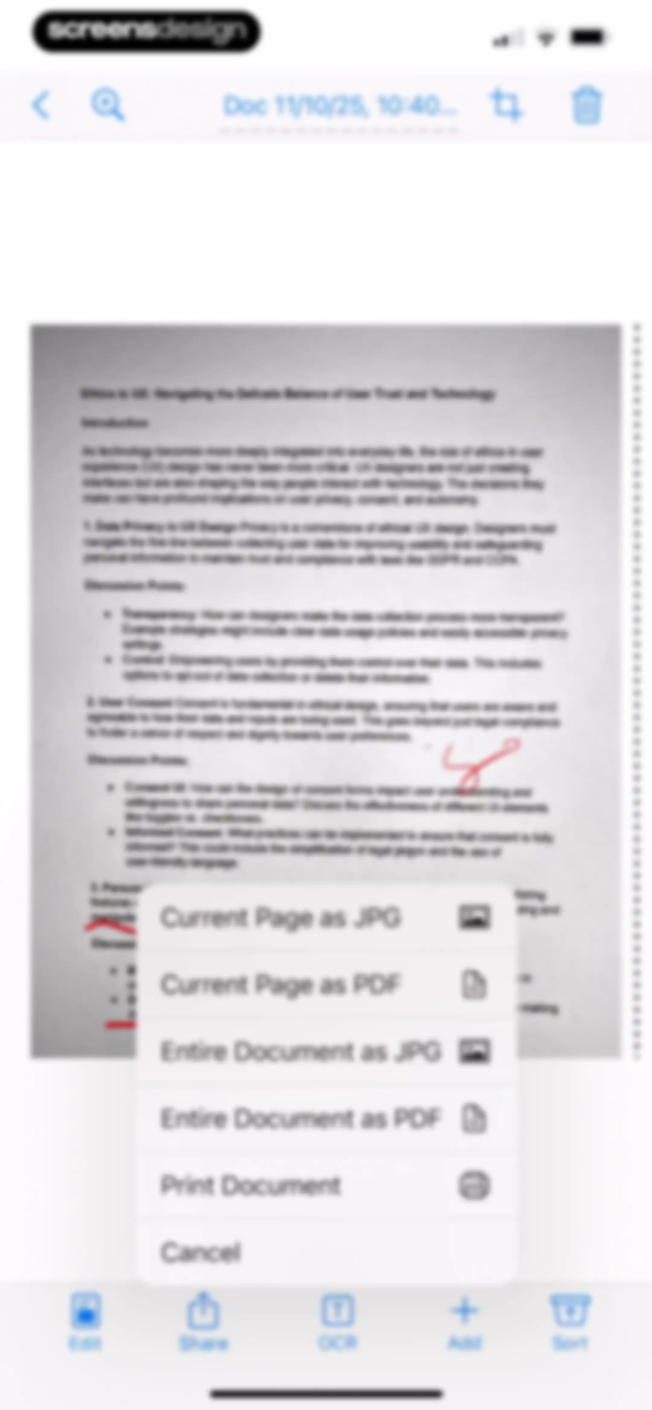 PDF Scanner・Scan Documents App screen 25