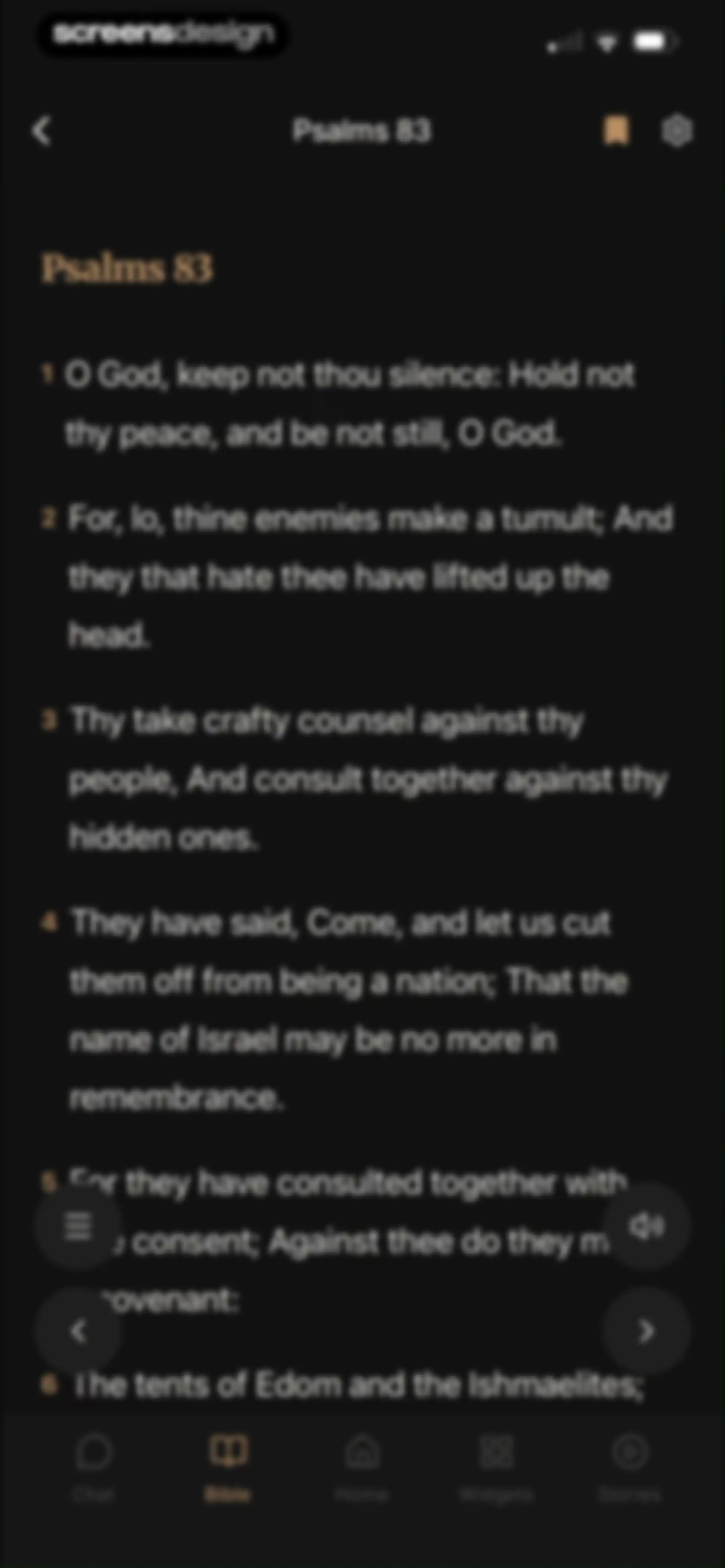 Holy Bible Widget: Daily Verse screen 126