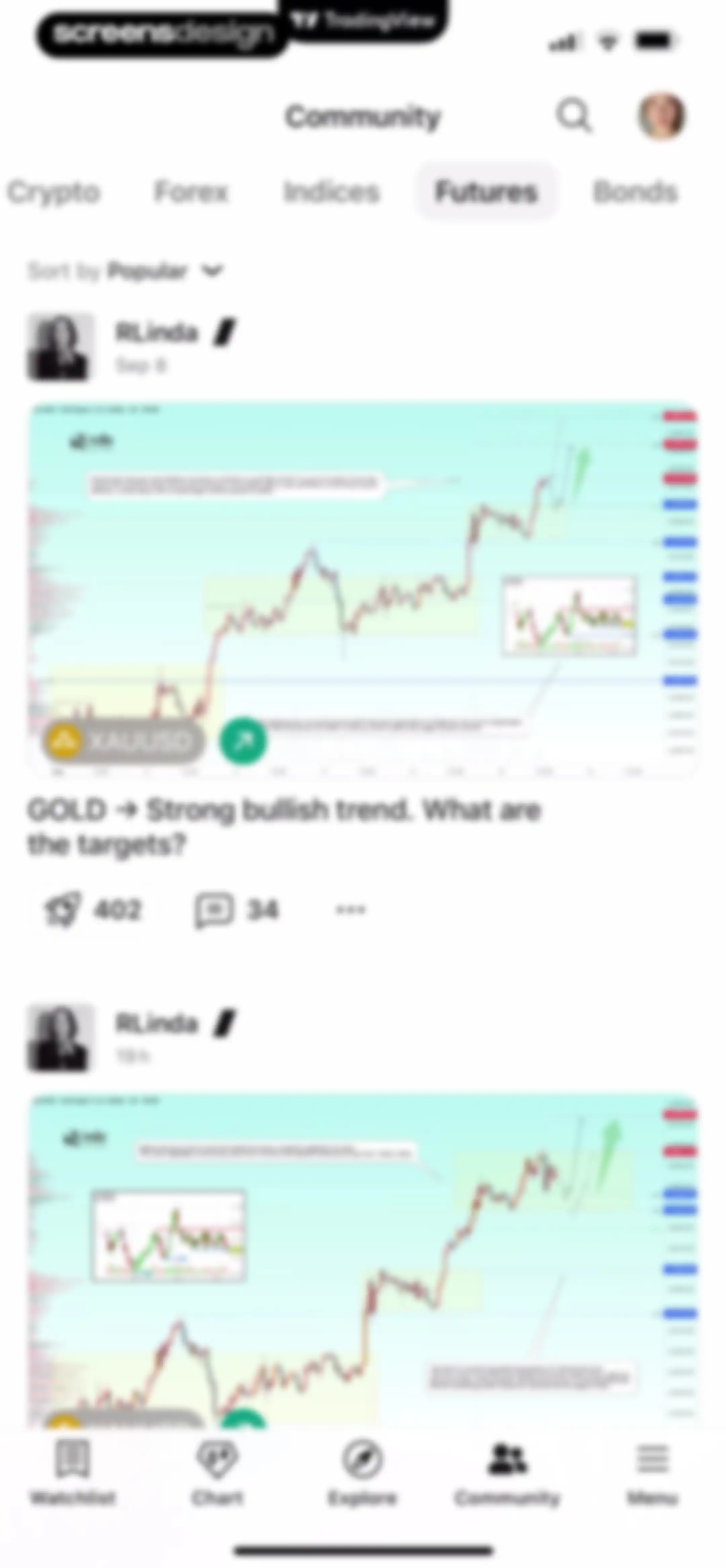 TradingView: Track All Markets screen 224