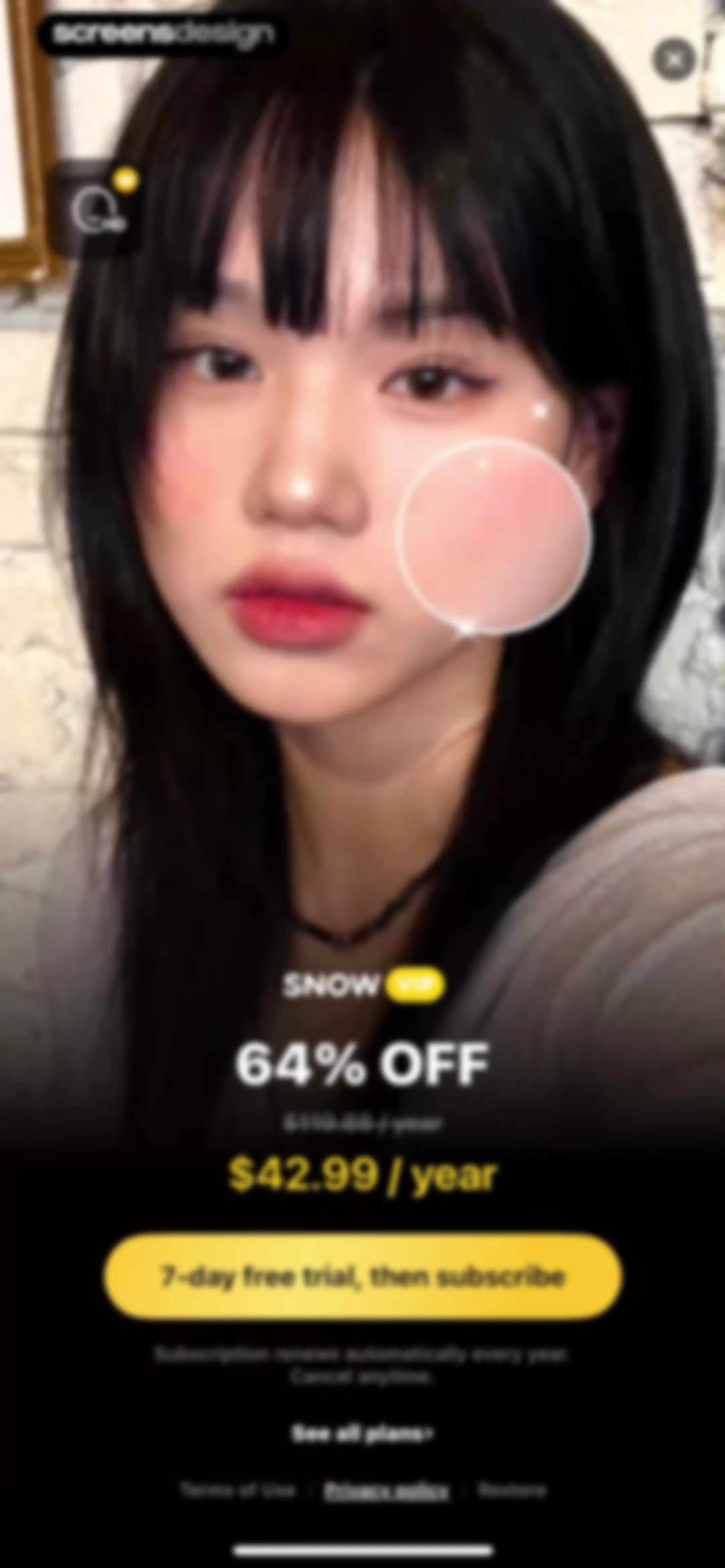 SNOW - AI Profile screen 7