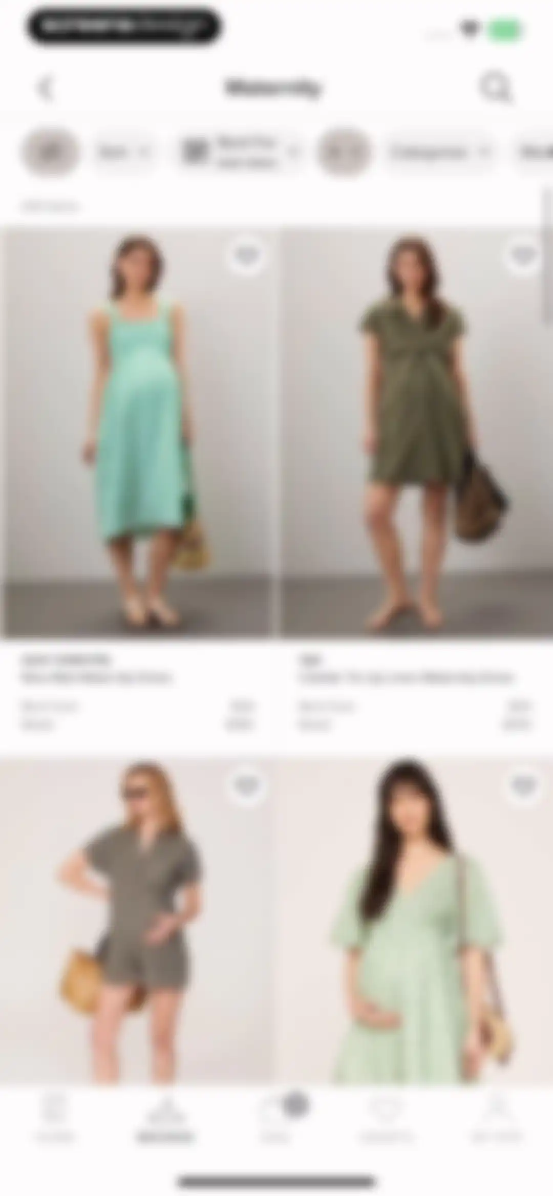Rent the Runway (RTR) screen 61