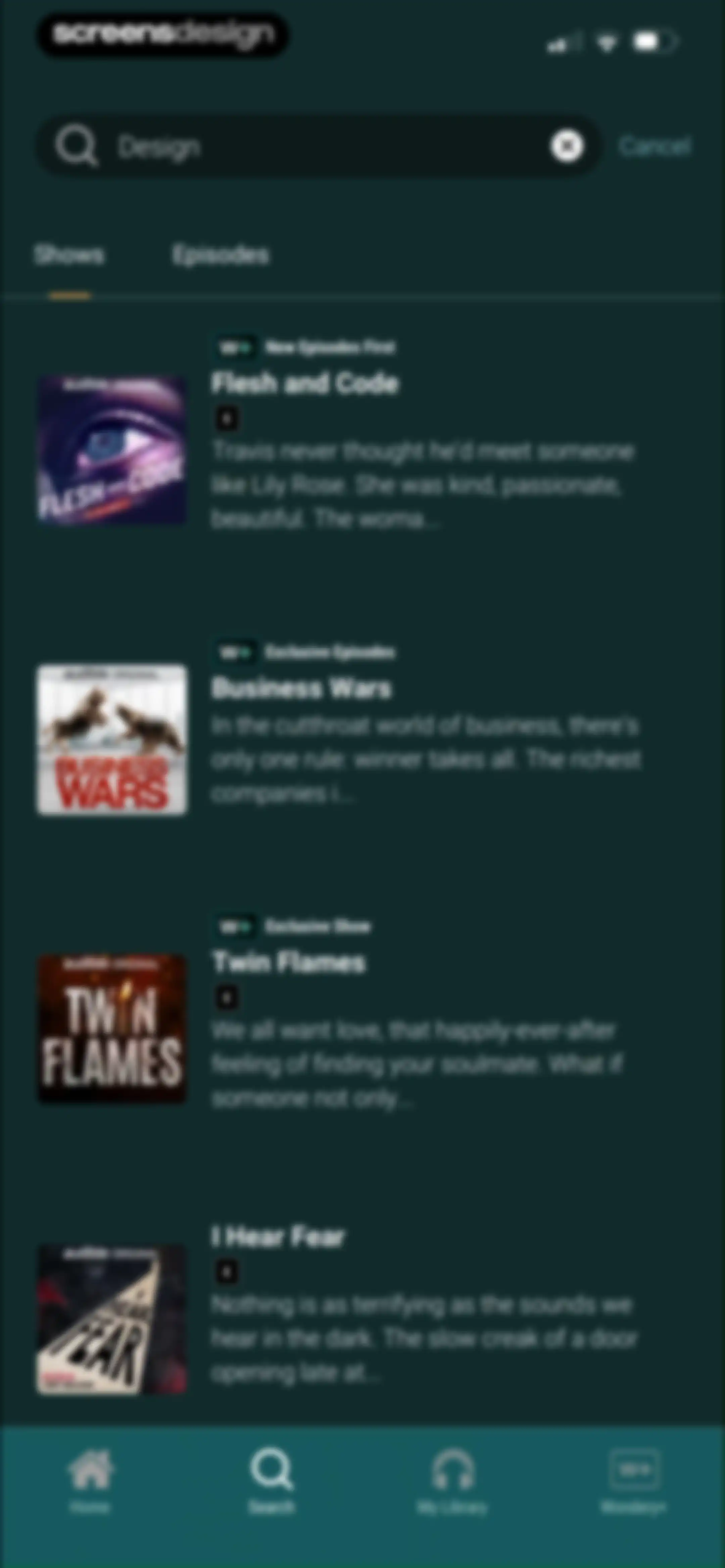 Wondery: Must-Hear Podcasts screen 37