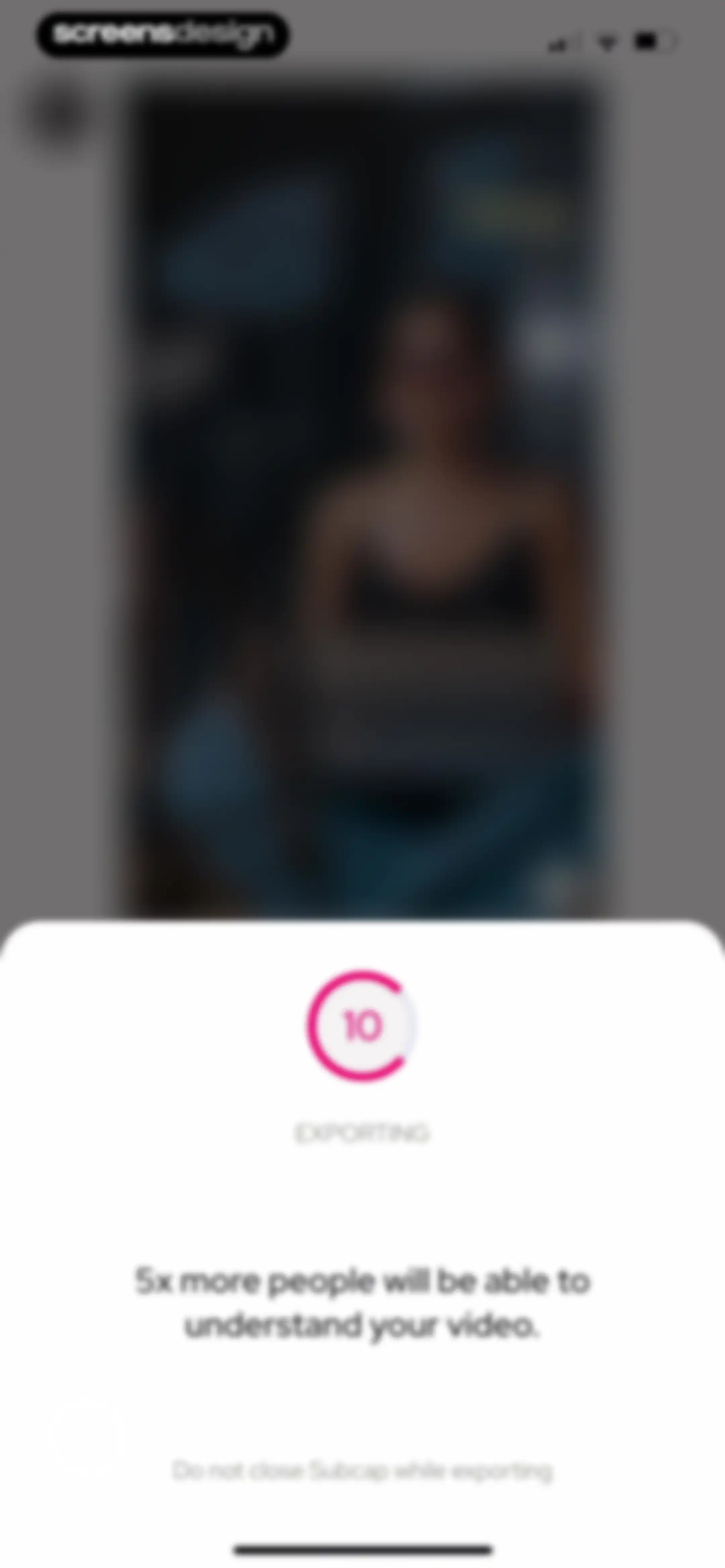 Subcap: Captions AI, Subtitles screen 34