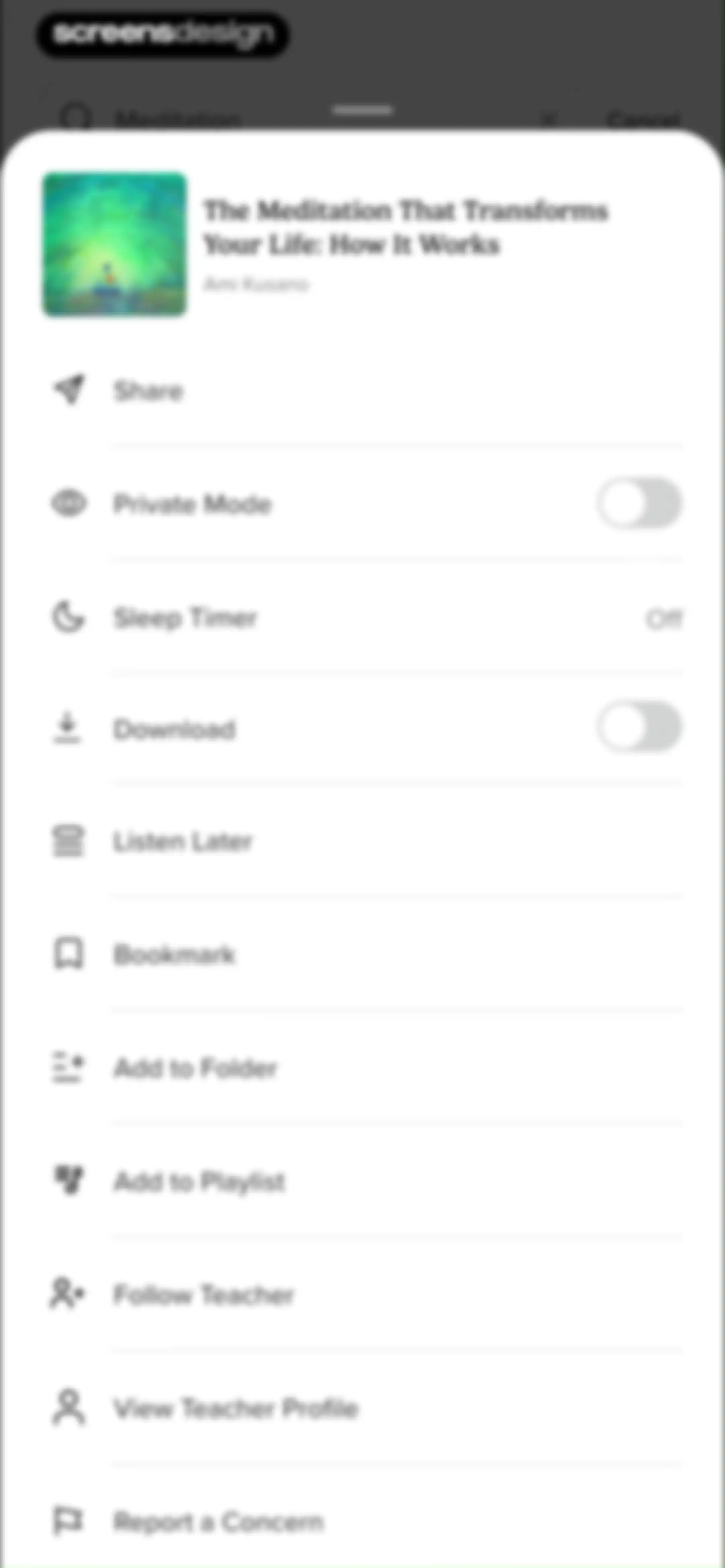 Insight Timer: Meditate, Sleep screen 127