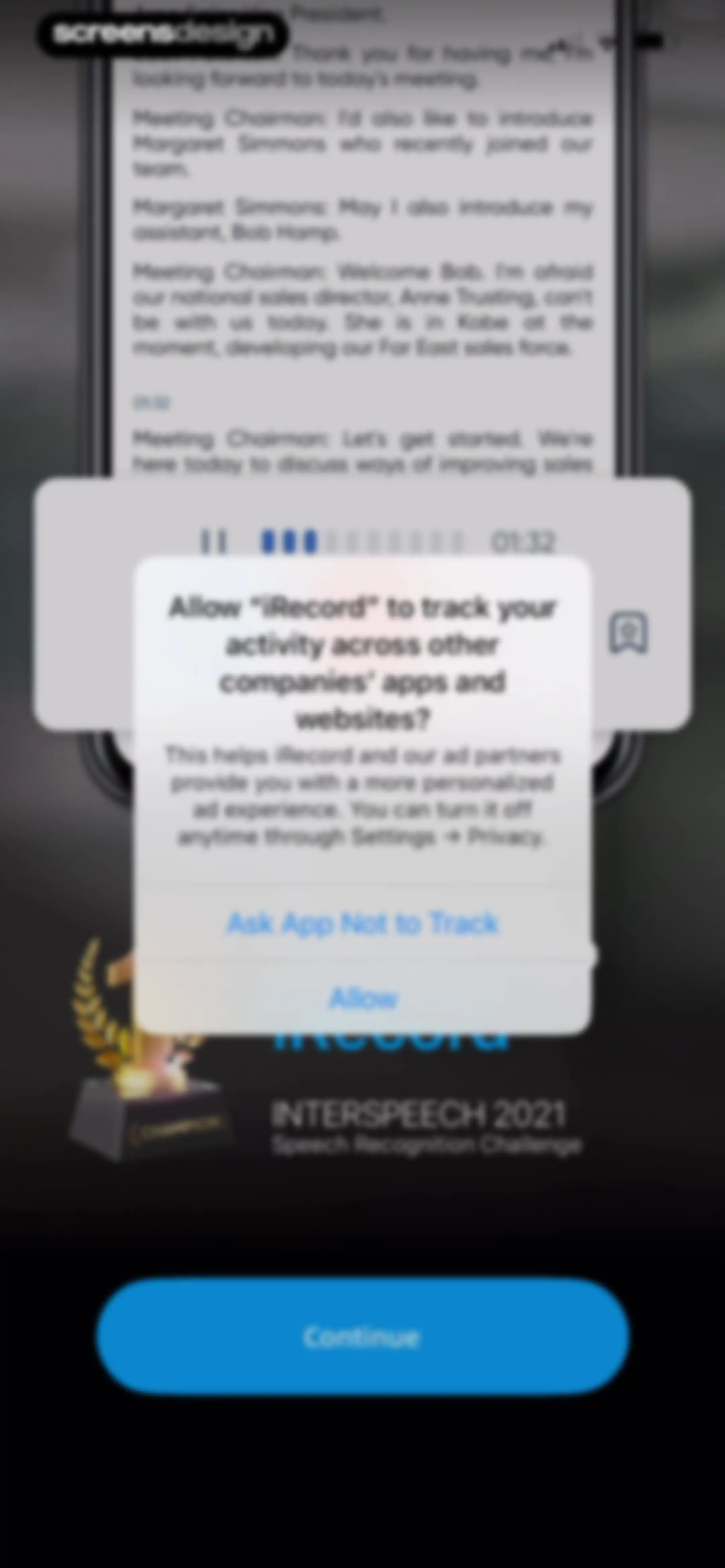 iRecord: Transcribe Voice Memo screen 2