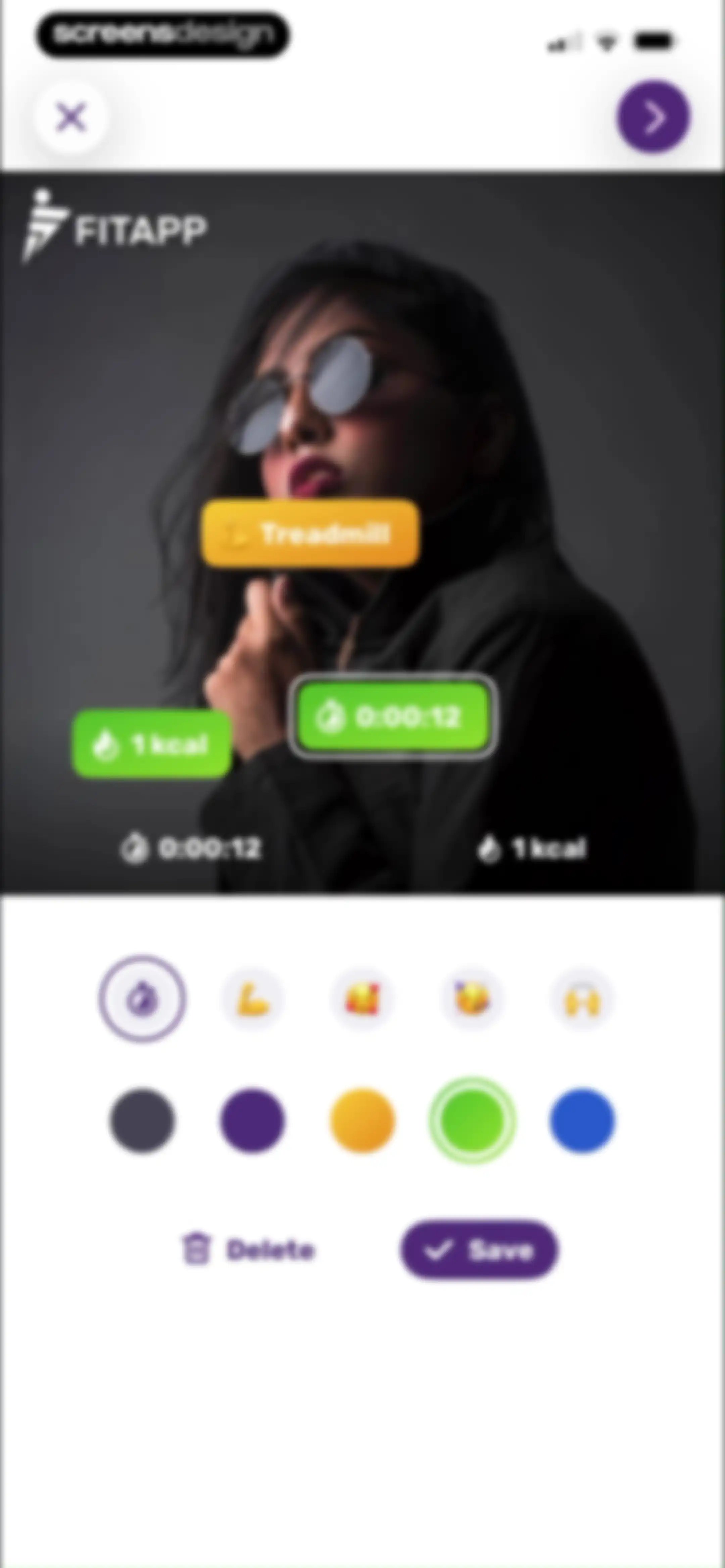 Running Tracker App – FITAPP screen 55