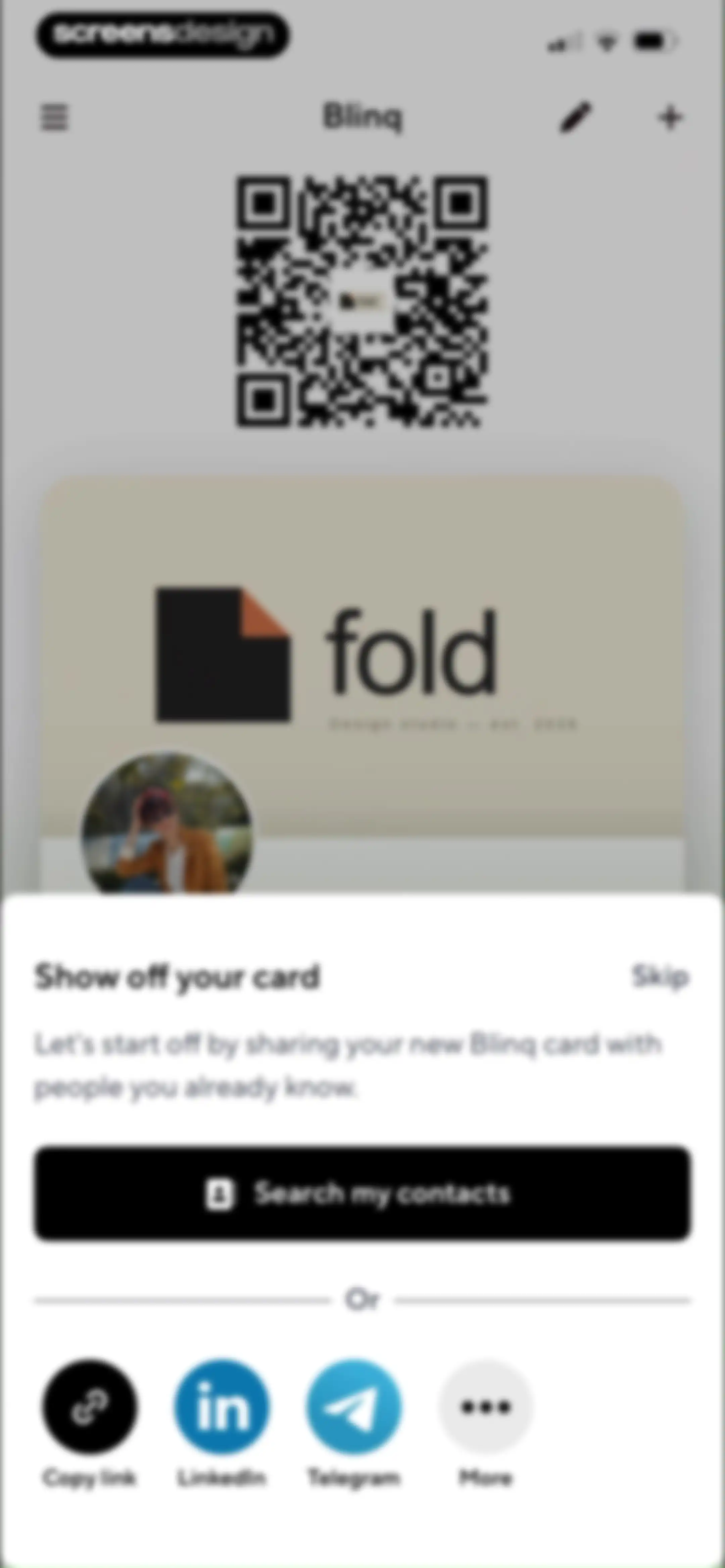 Blinq: Digital Business Card screen 30