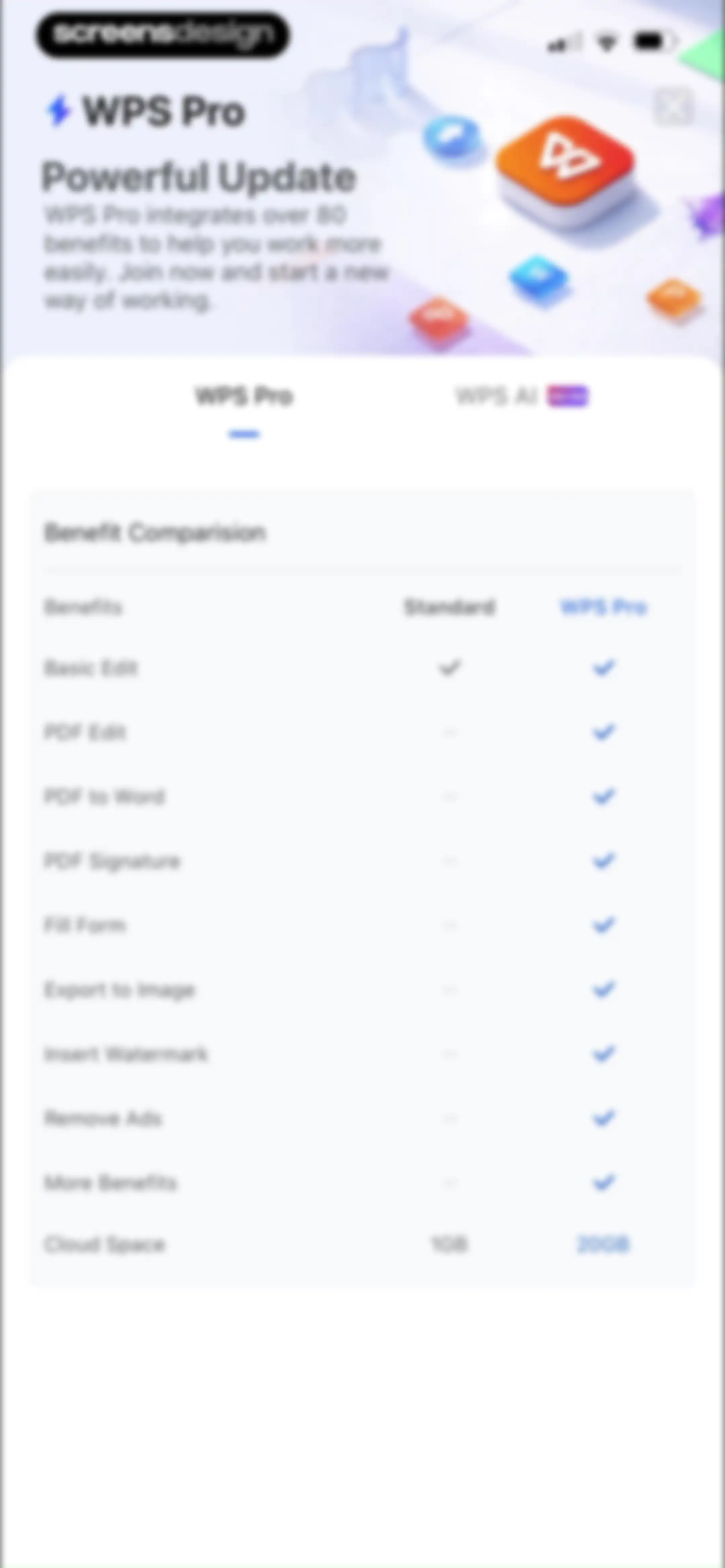 WPS Office-AI Doc, PDF, Sheet screen 200