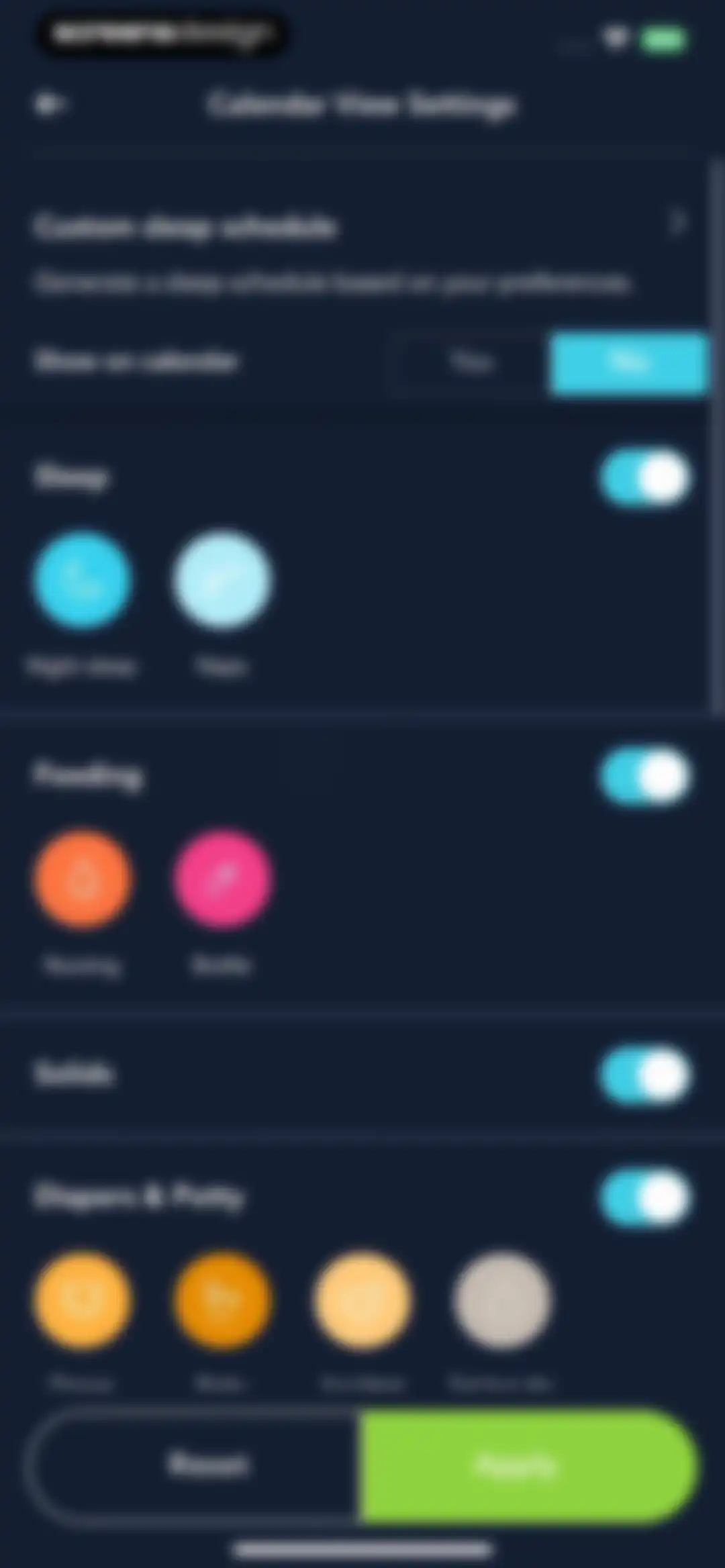 Huckleberry: Baby Tracker screen 62