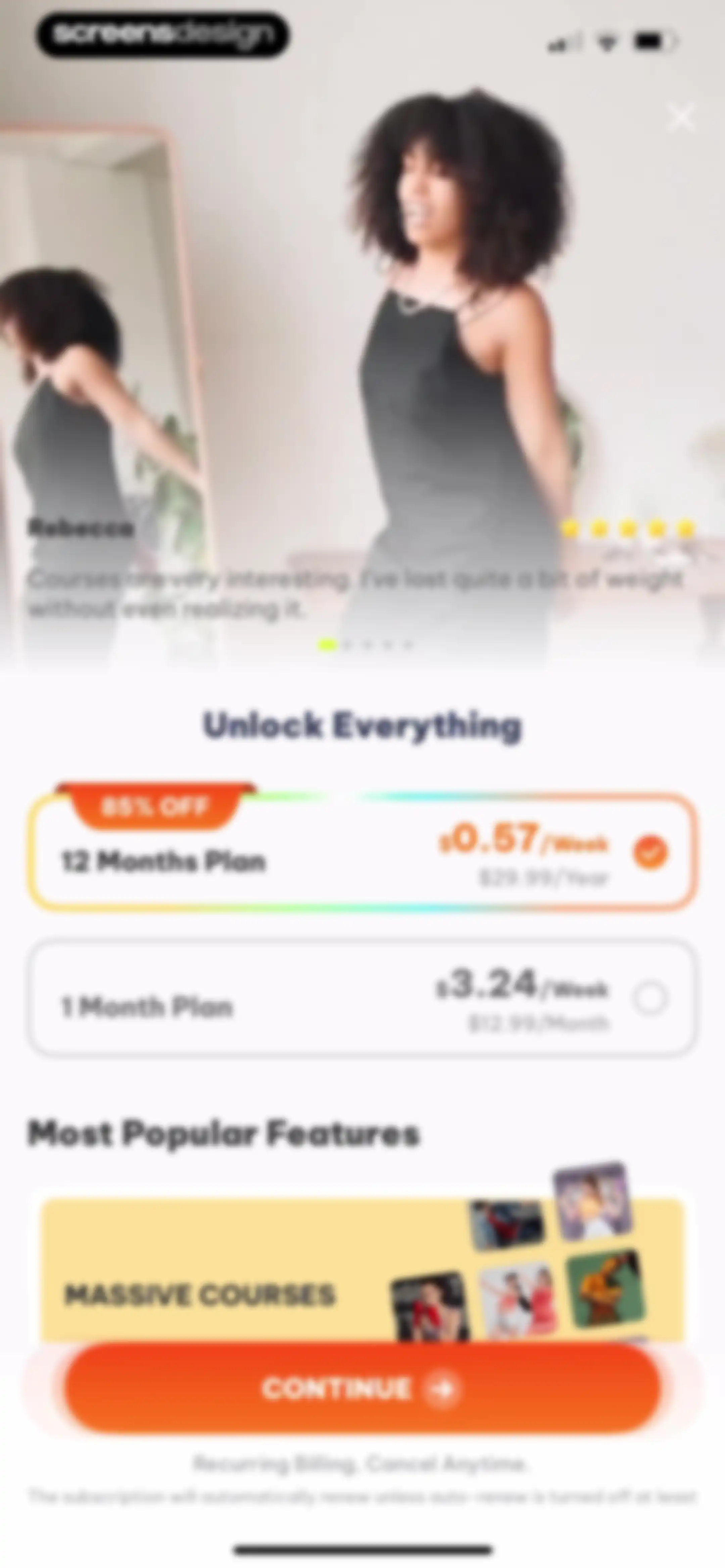 Dancefitme: Fun weight loss screen 48