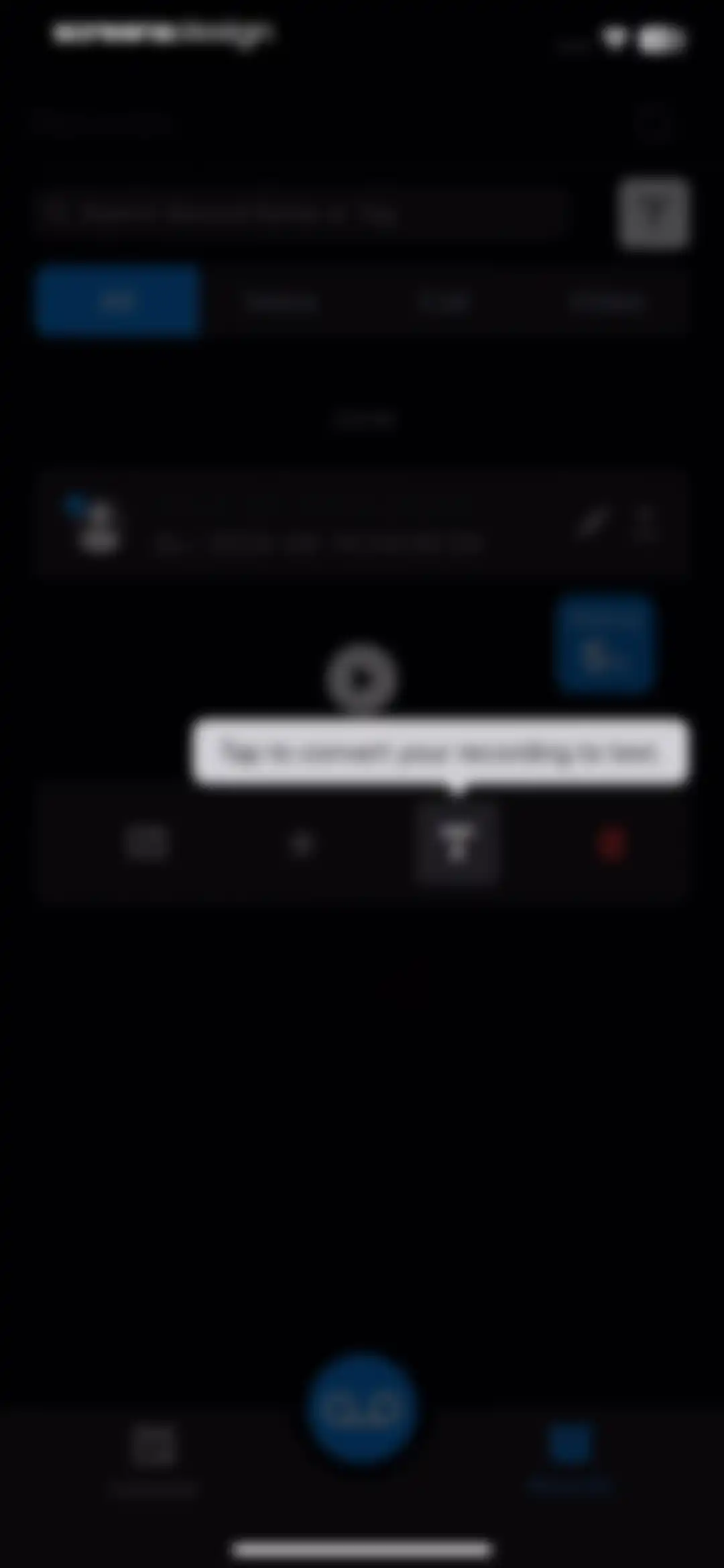AI Note Taker - flick screen 17