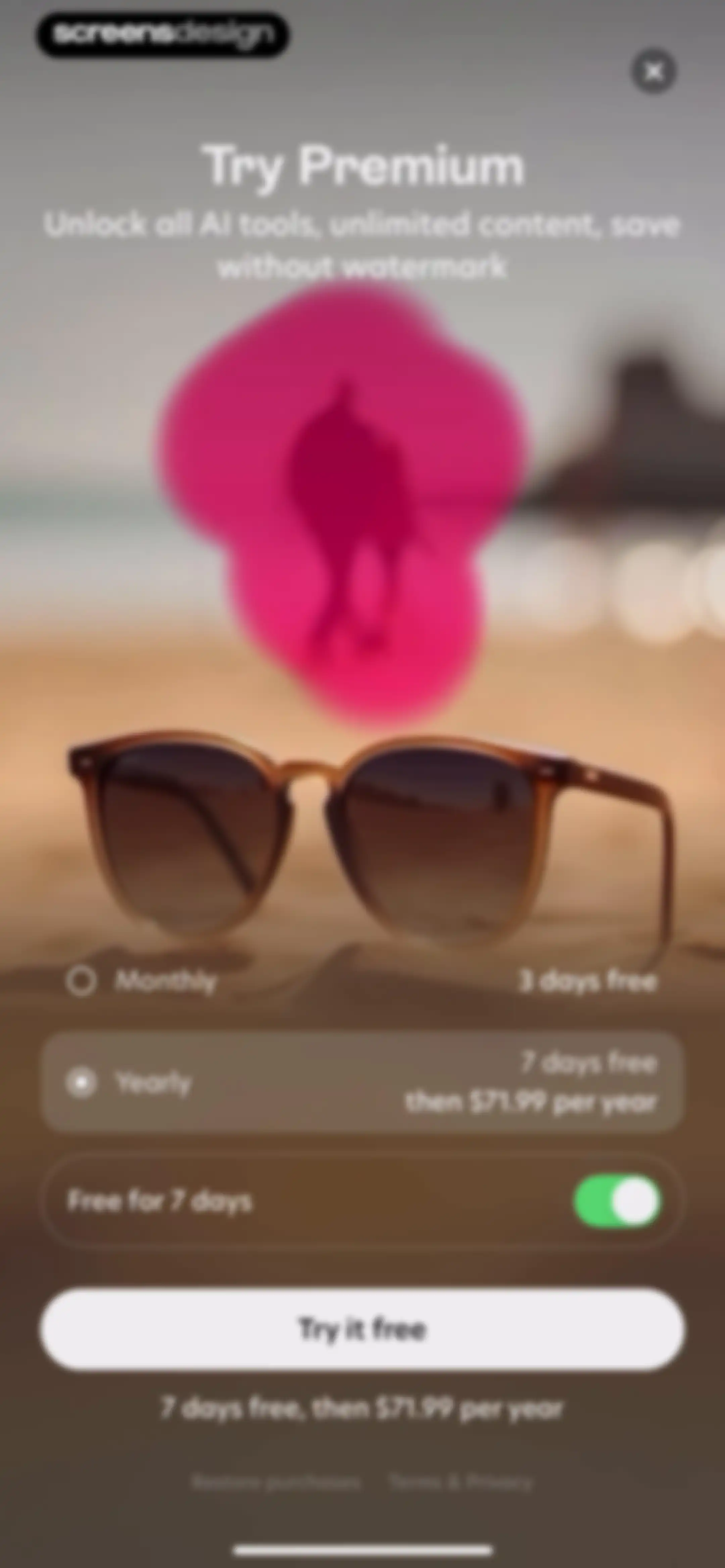 Bazaart AI Photo Editor Design screen 17
