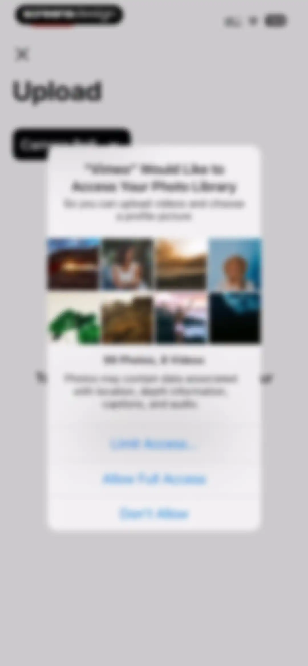 Vimeo screen 9