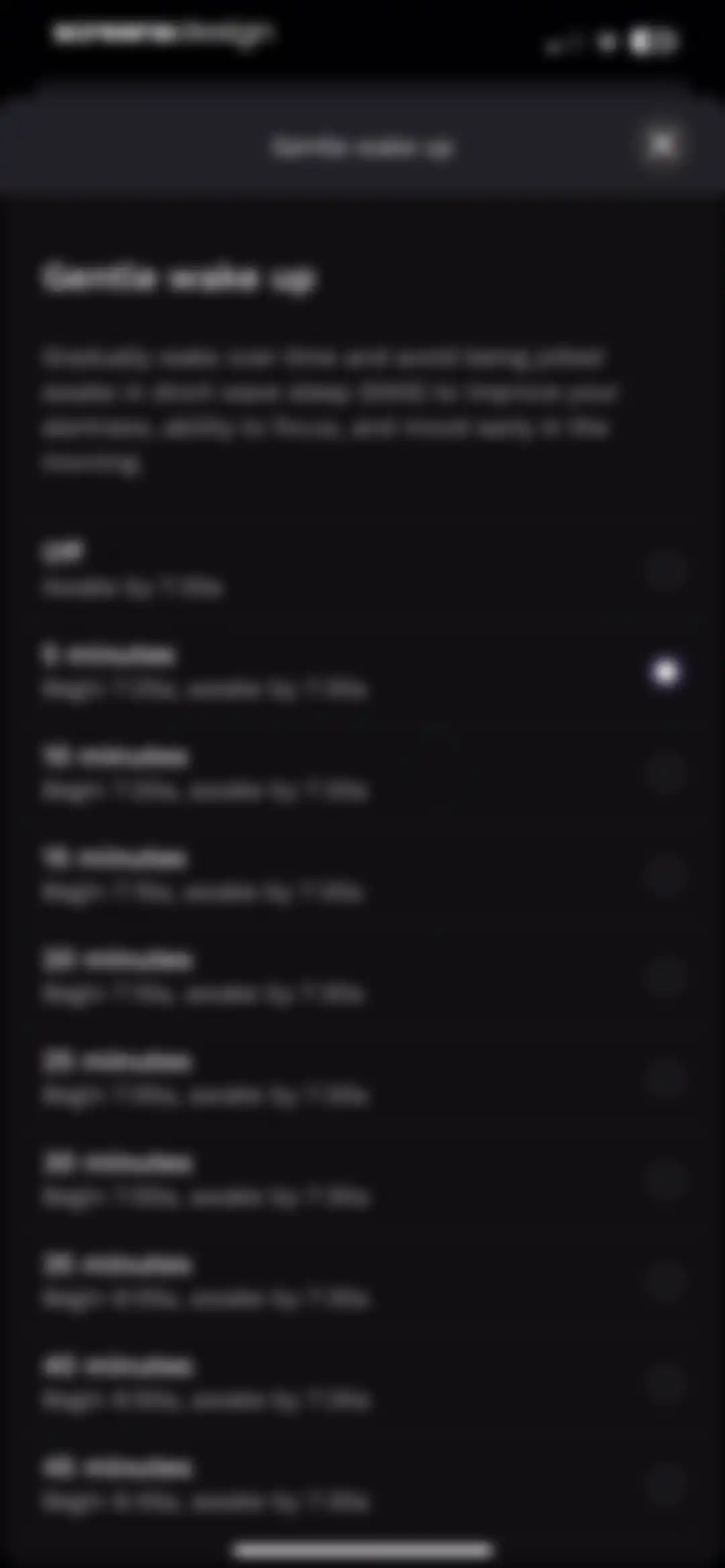RISE: Sleep Tracker screen 106