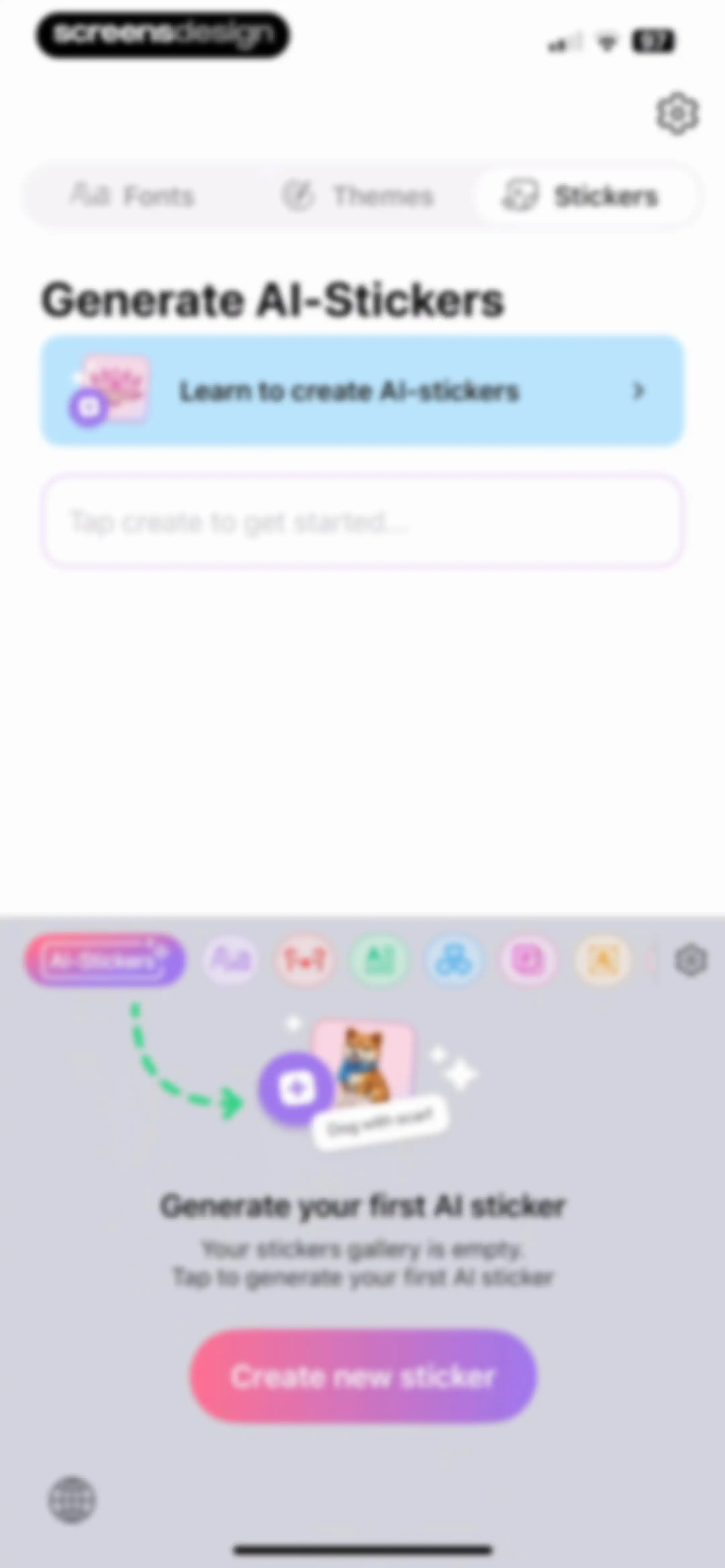 Fonts - AI Stickers screen 19