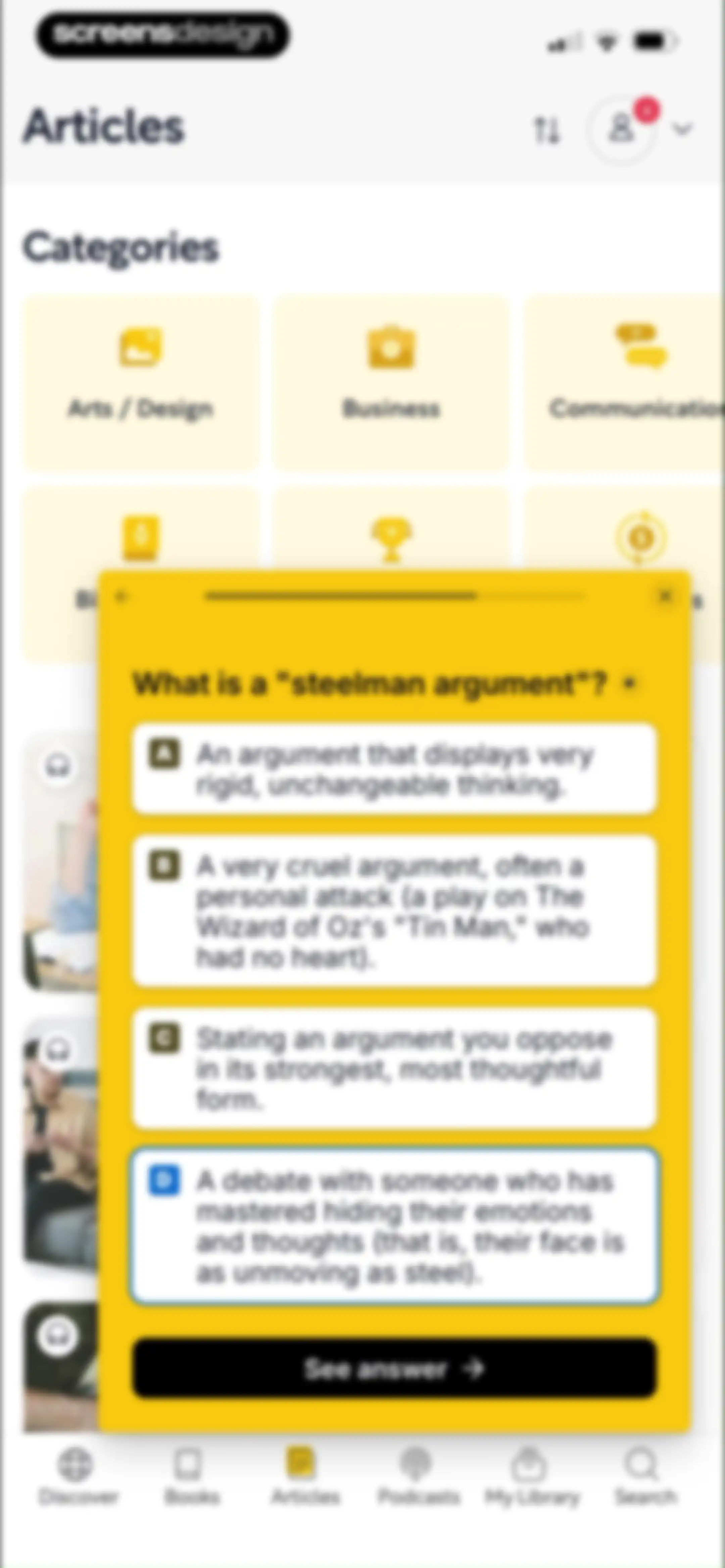 Shortform Daily Book Summaries screen 105