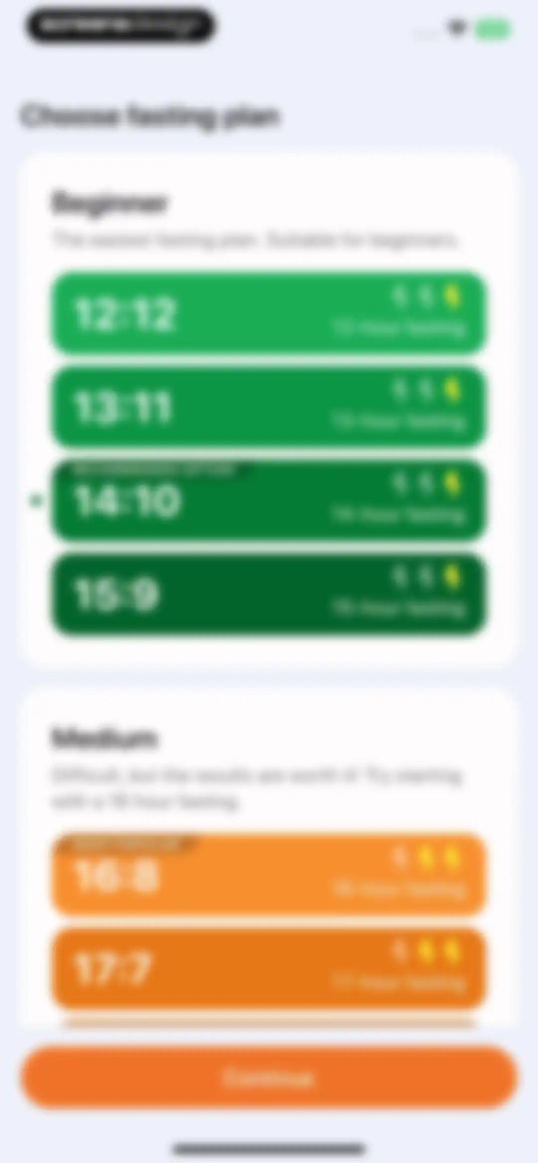 BodyOK: Intermittent Fasting screen 27