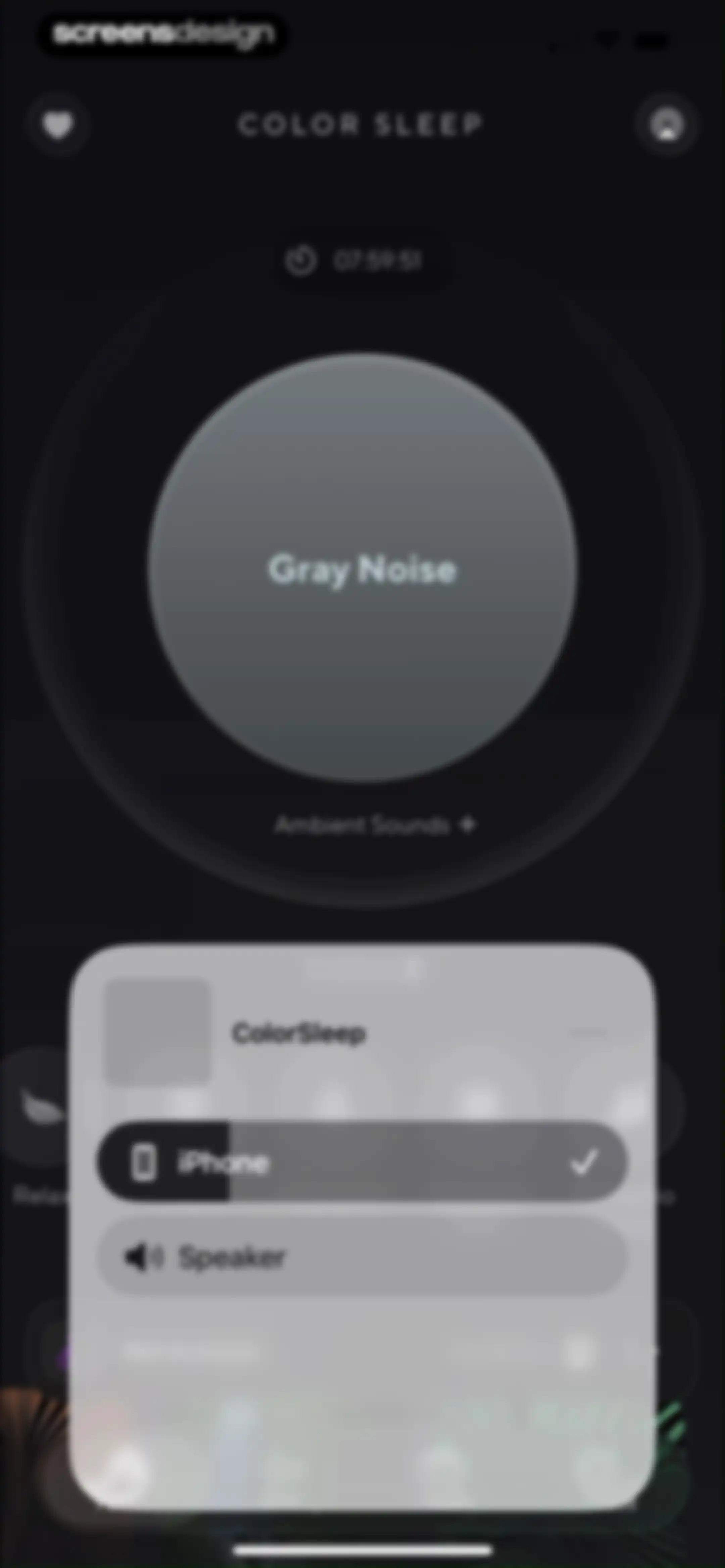 ColorSleep: Green, Brown Noise screen 83