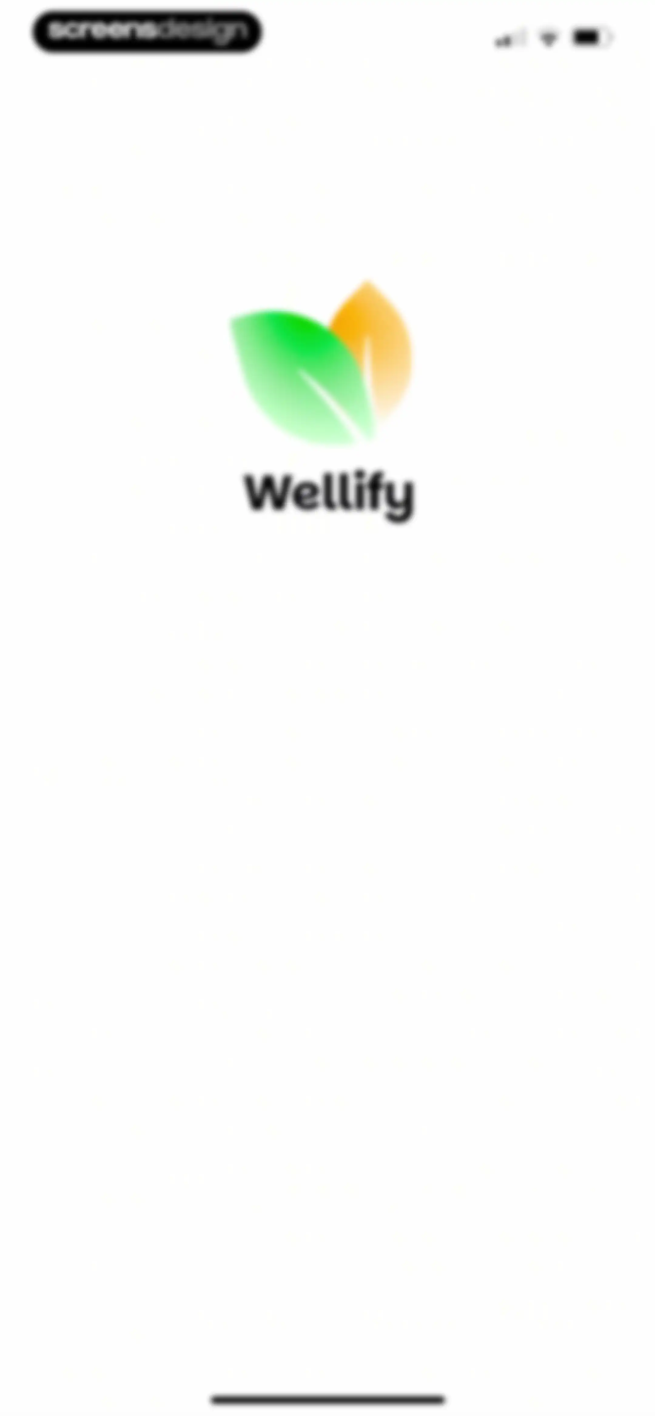 Wellify - Simplify Wellness screen 1
