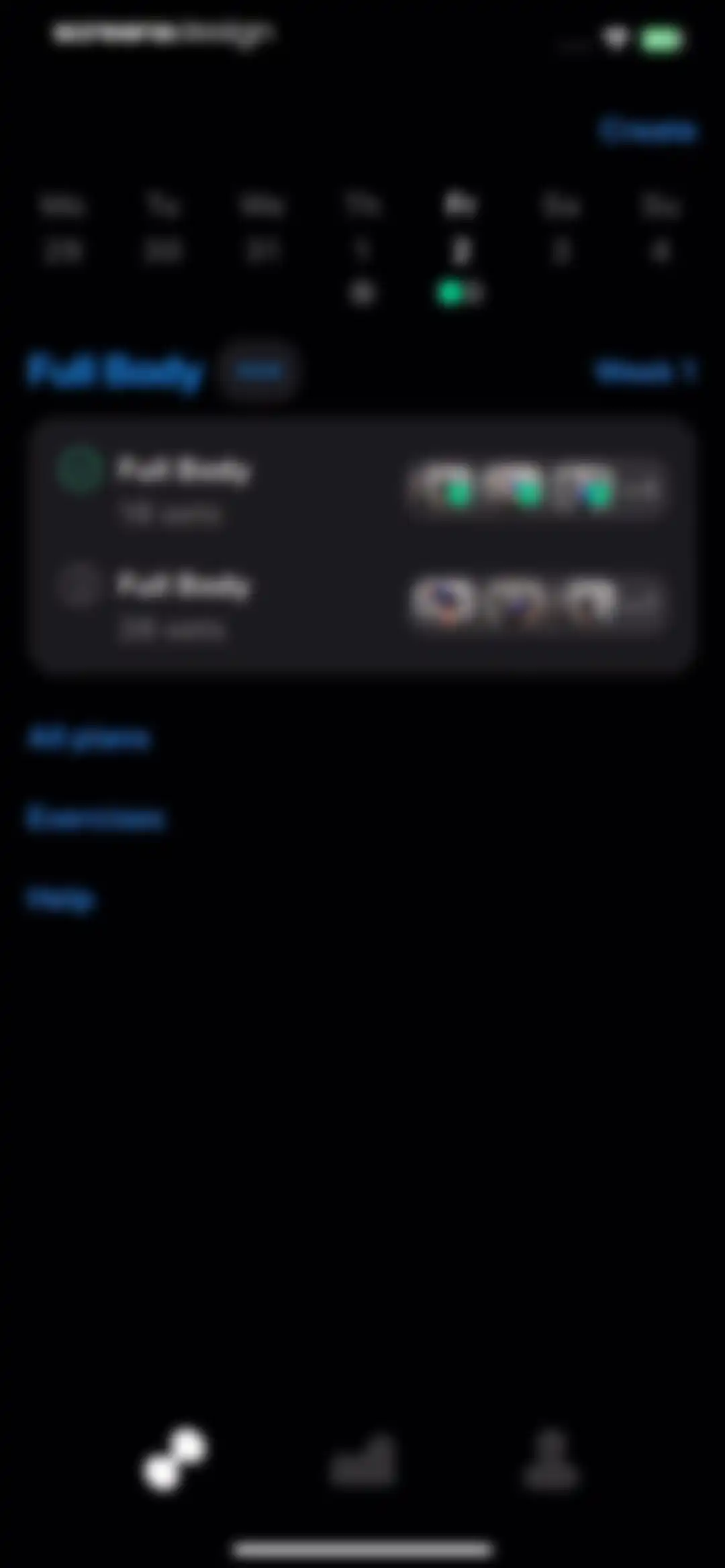 Gym Workout Alpha Progression screen 55