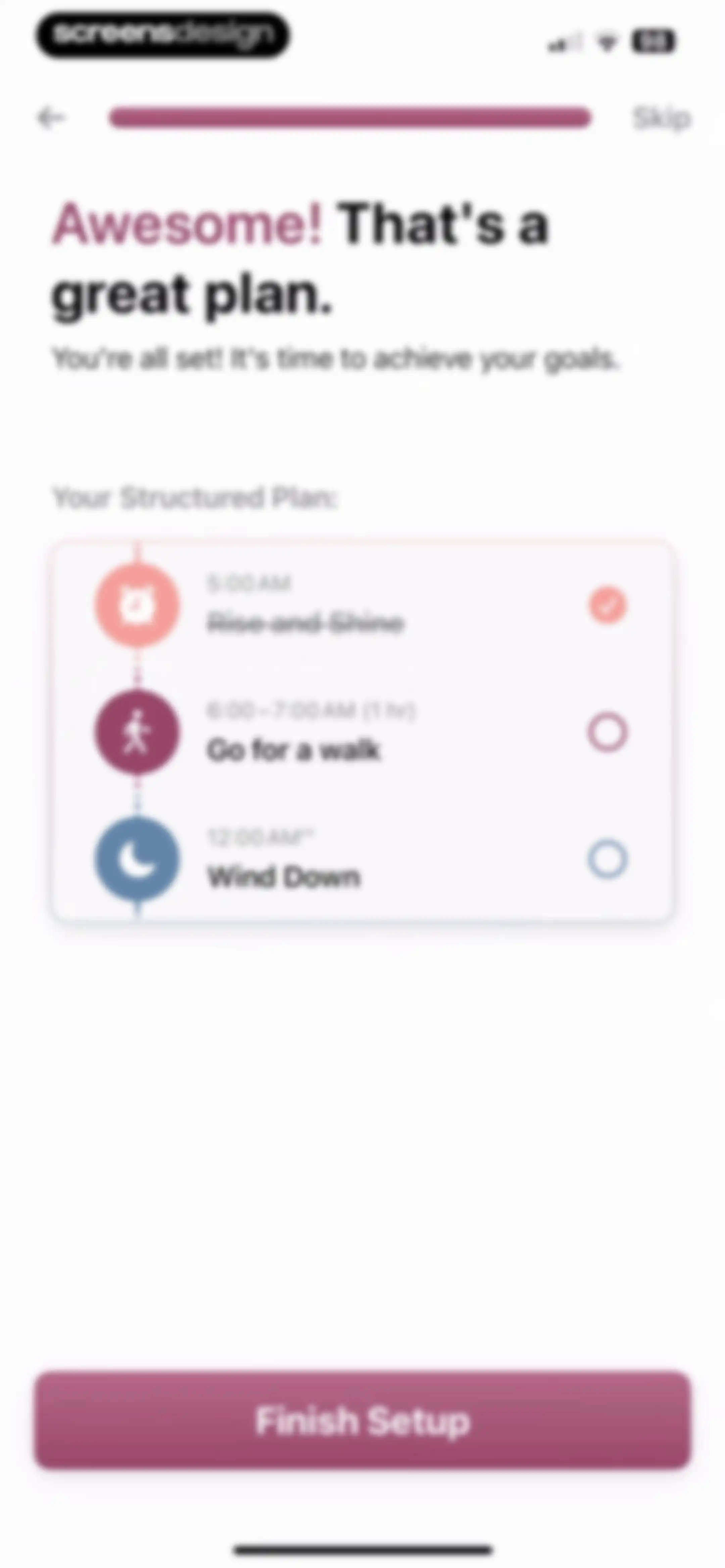 Structured: Daily Planner Todo screen 13
