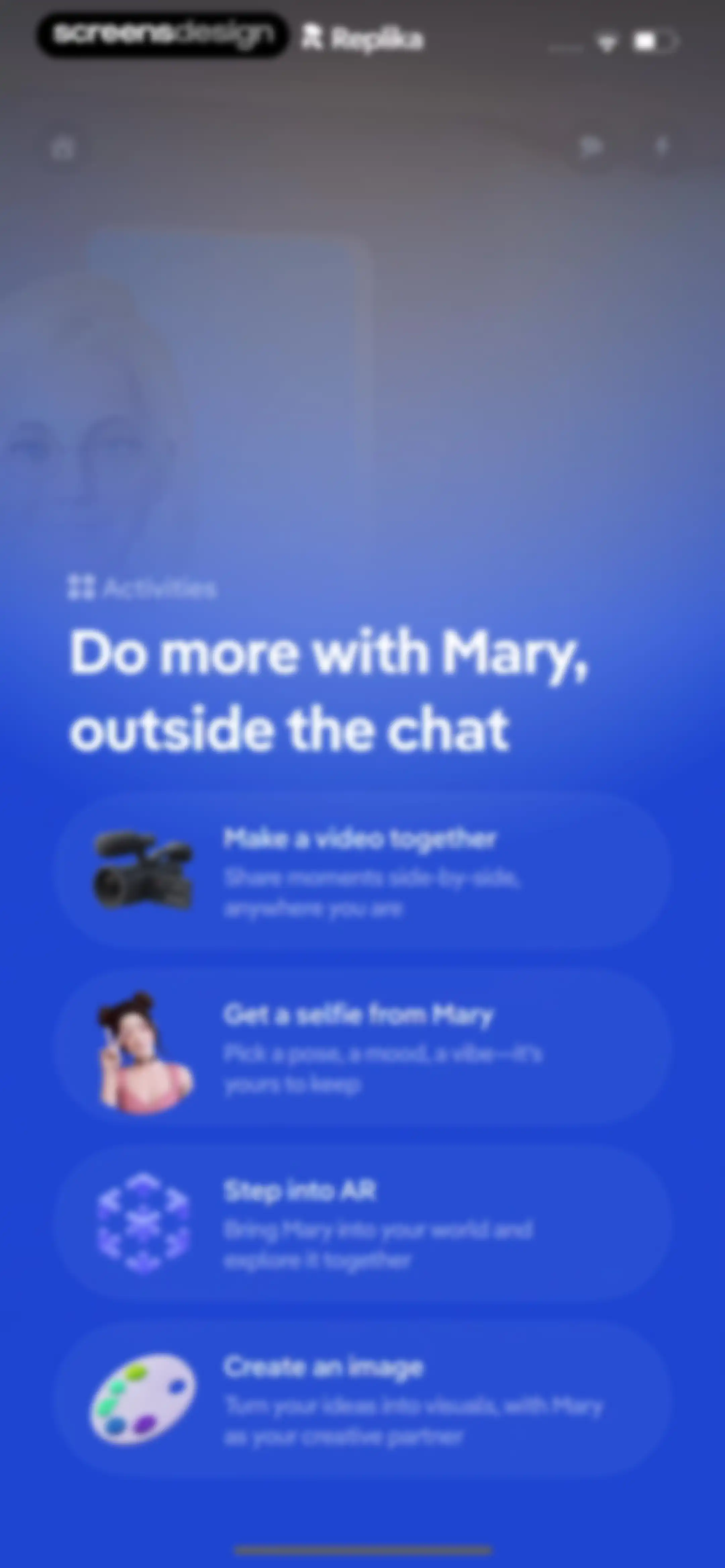 Replika - AI Companion Chat screen 42