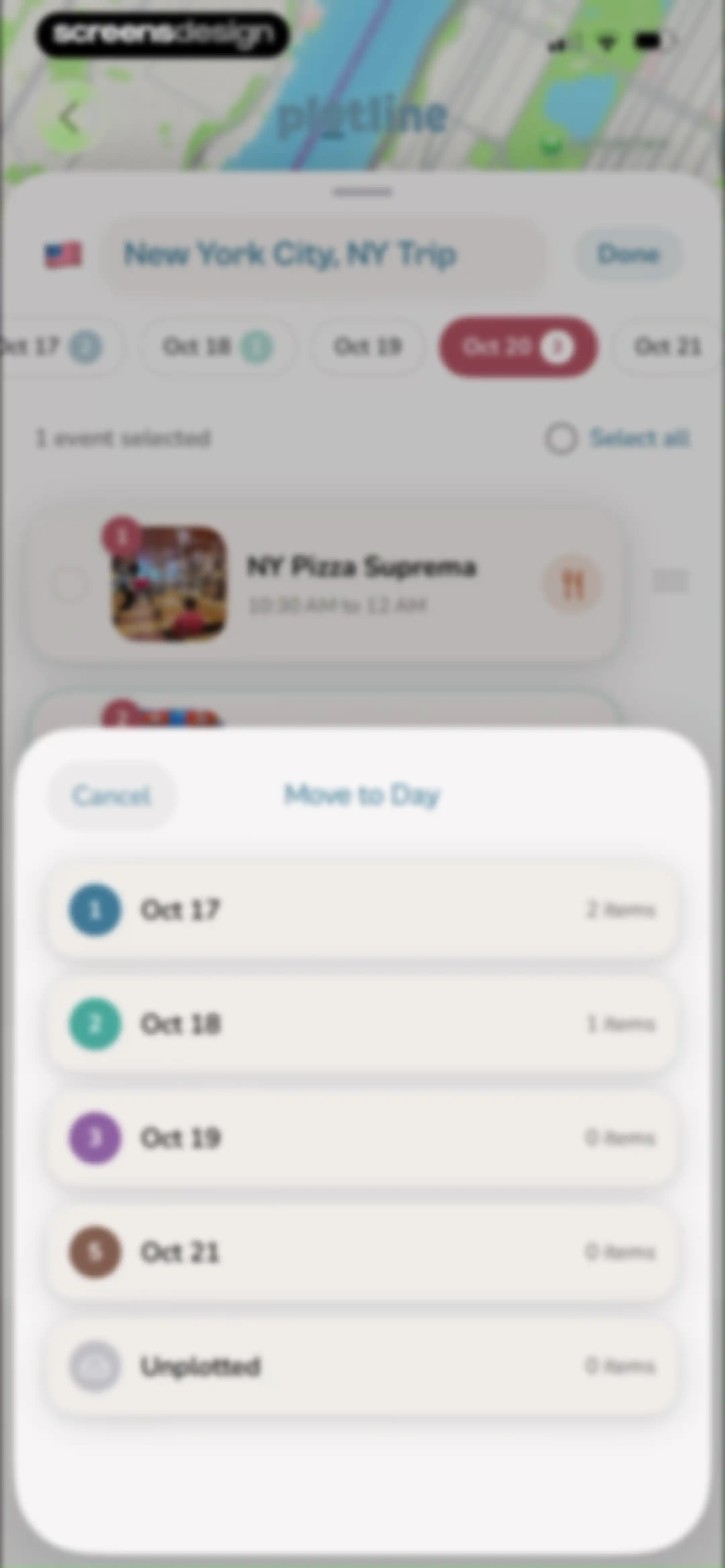 Plotline: Travel Map & Planner screen 73