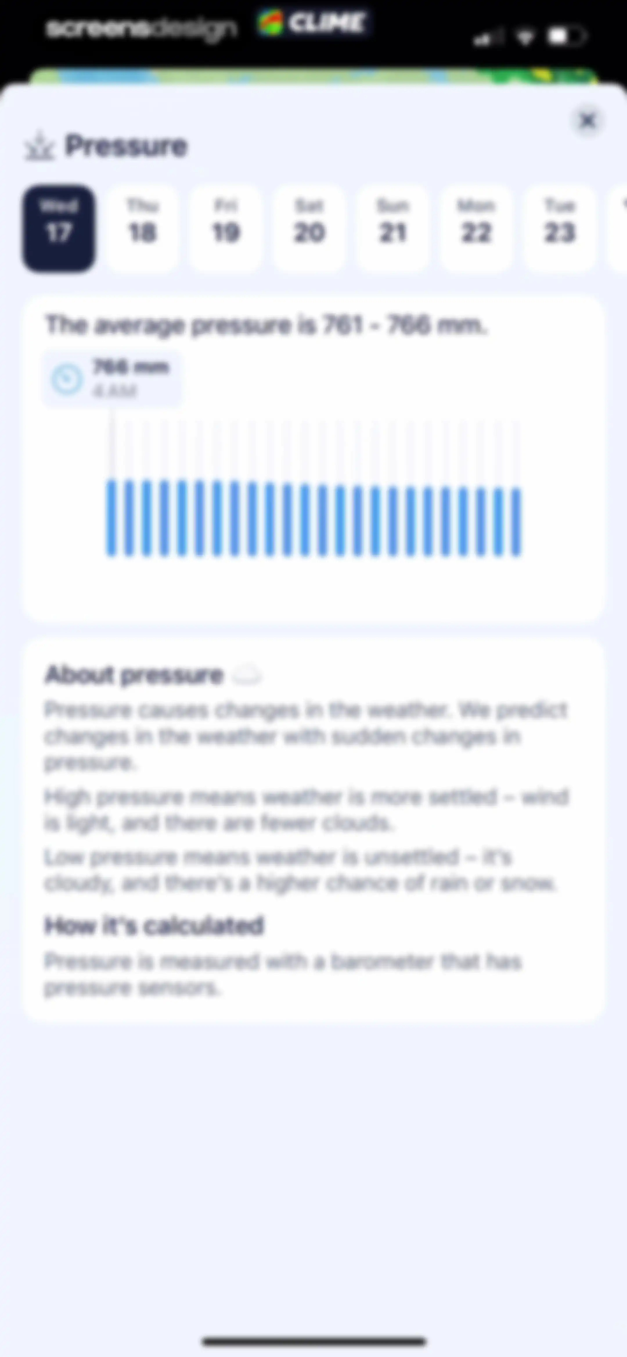 Clime: NOAA Weather Radar Live screen 55