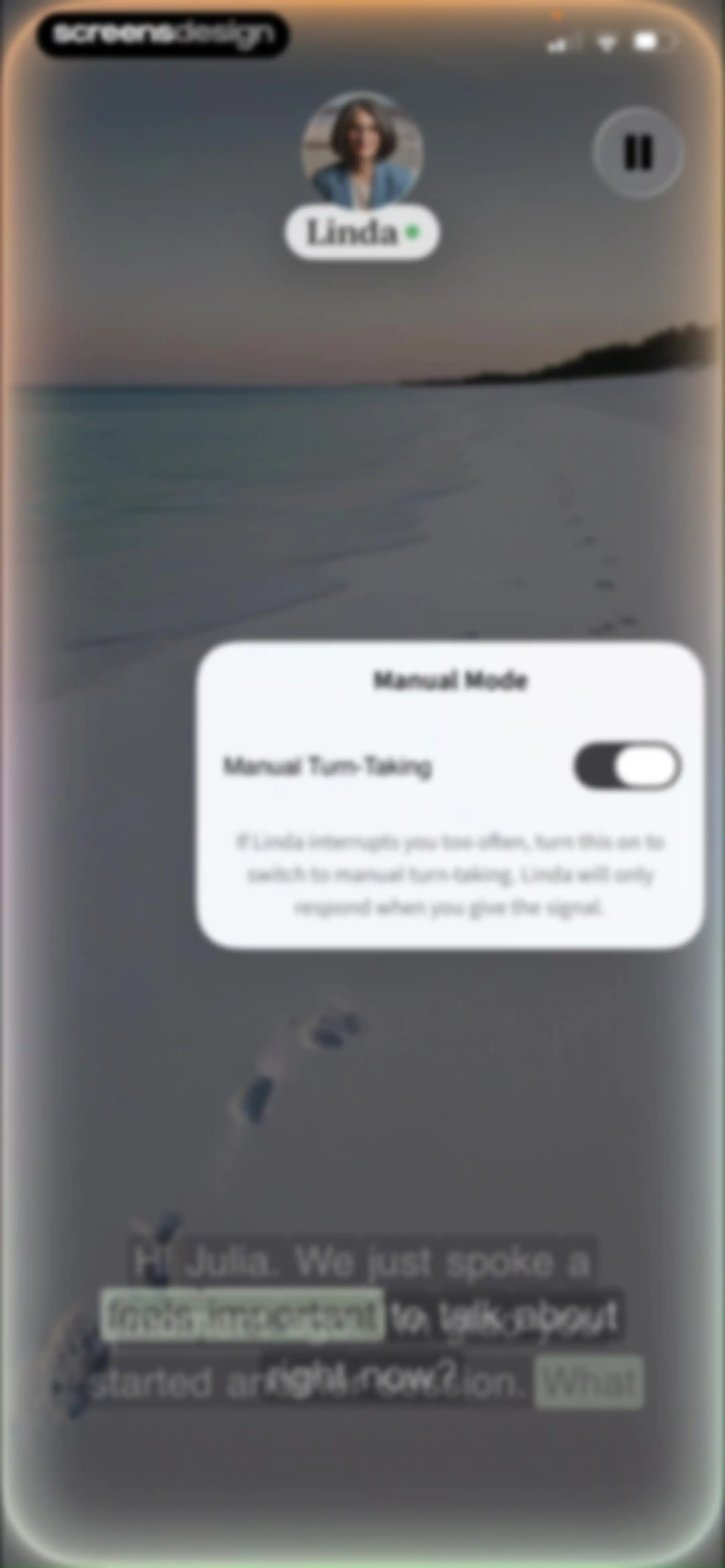 Sonia: AI for Mental Health screen 67
