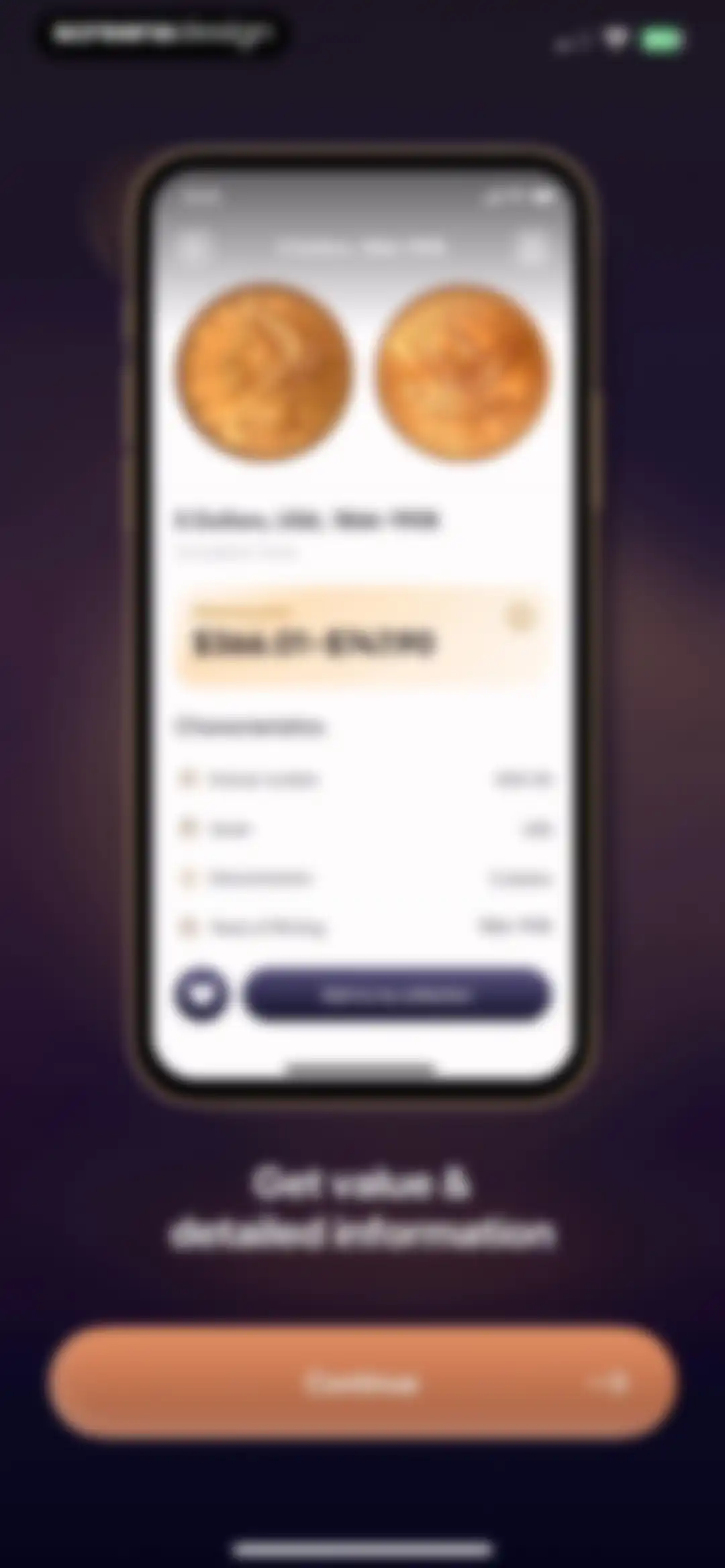 Coin Identifier - CoinScan screen 4