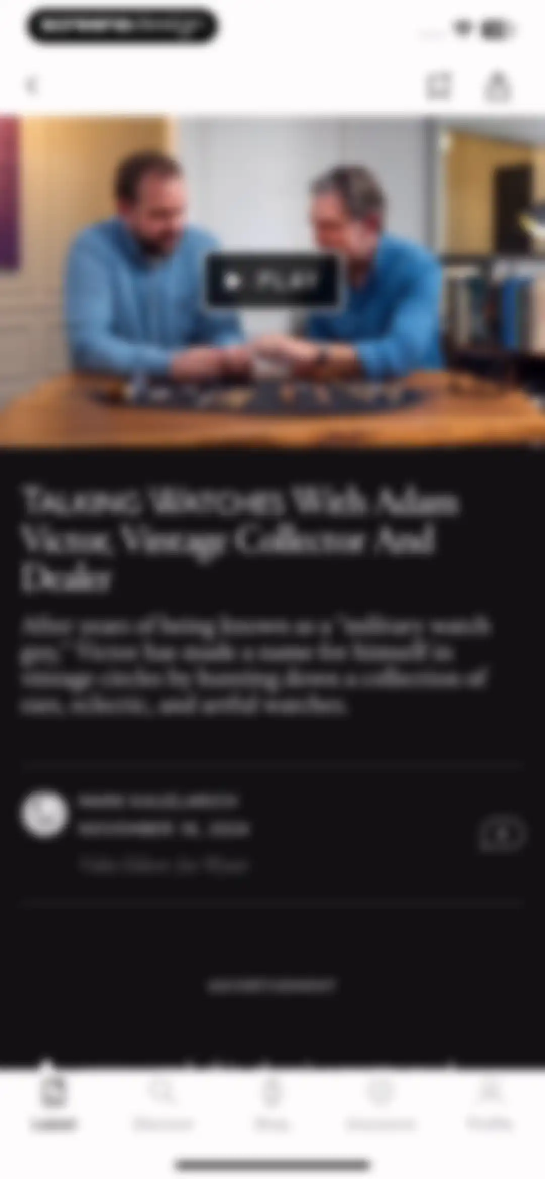 Hodinkee: All Things Watches screen 15