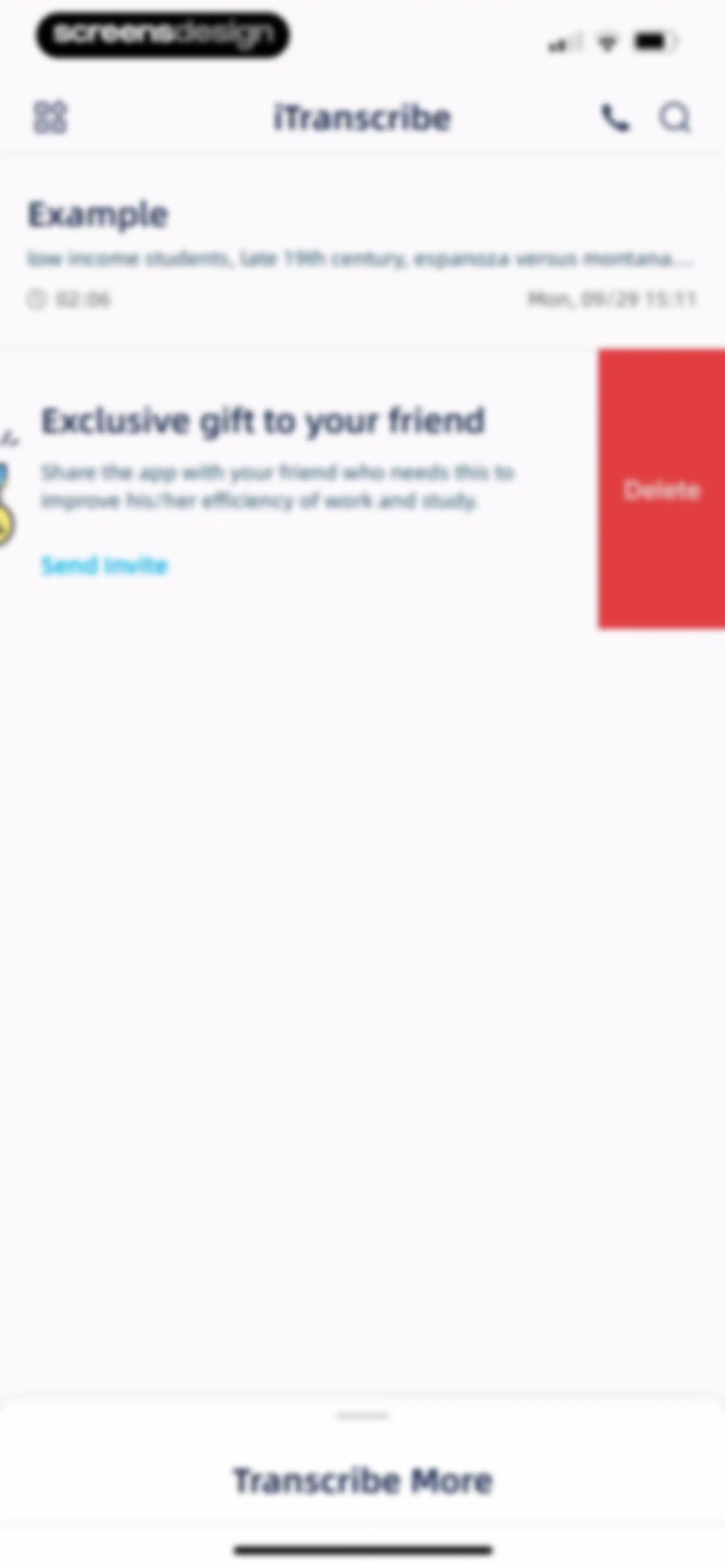 iTranscribe - Audio to Text screen 16
