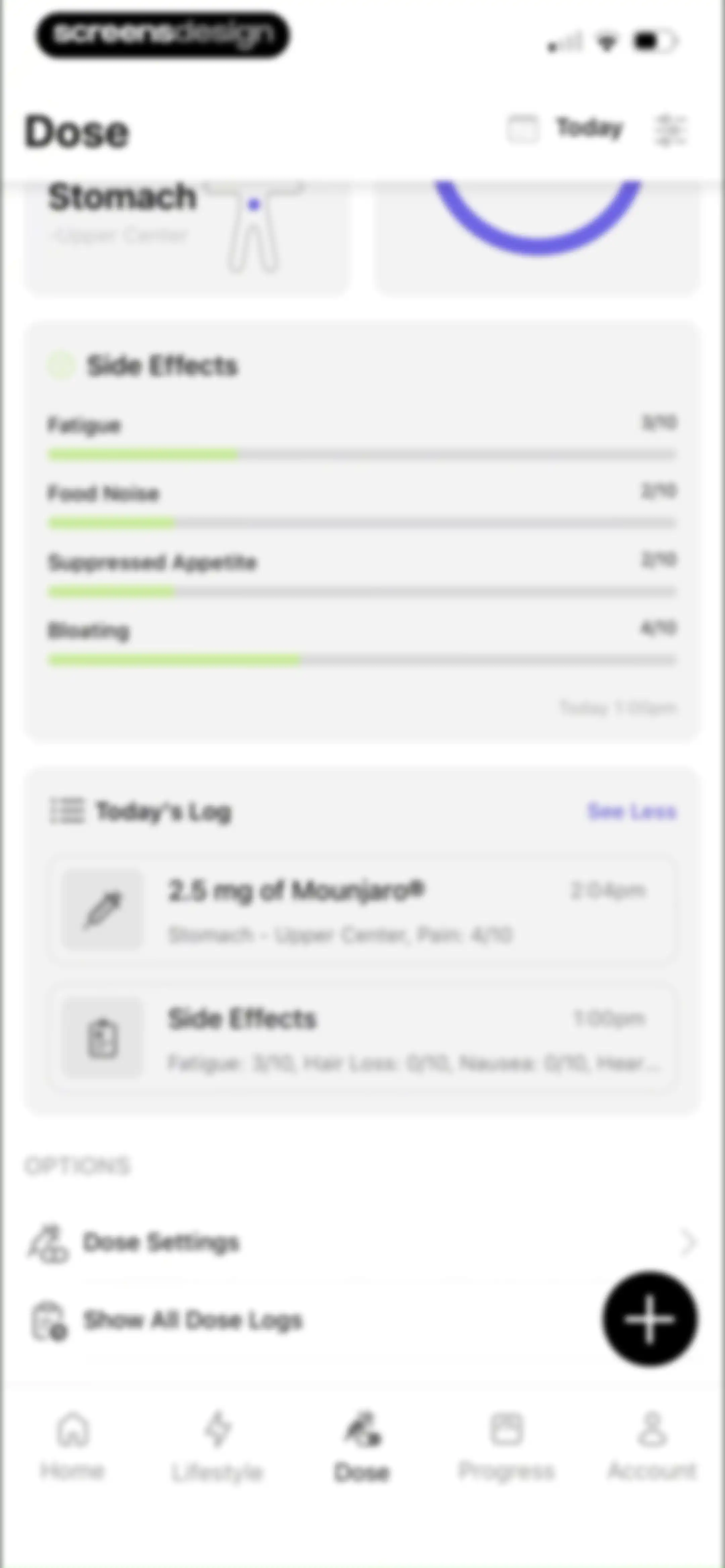 MeAgain: GLP-1 Tracker App screen 138