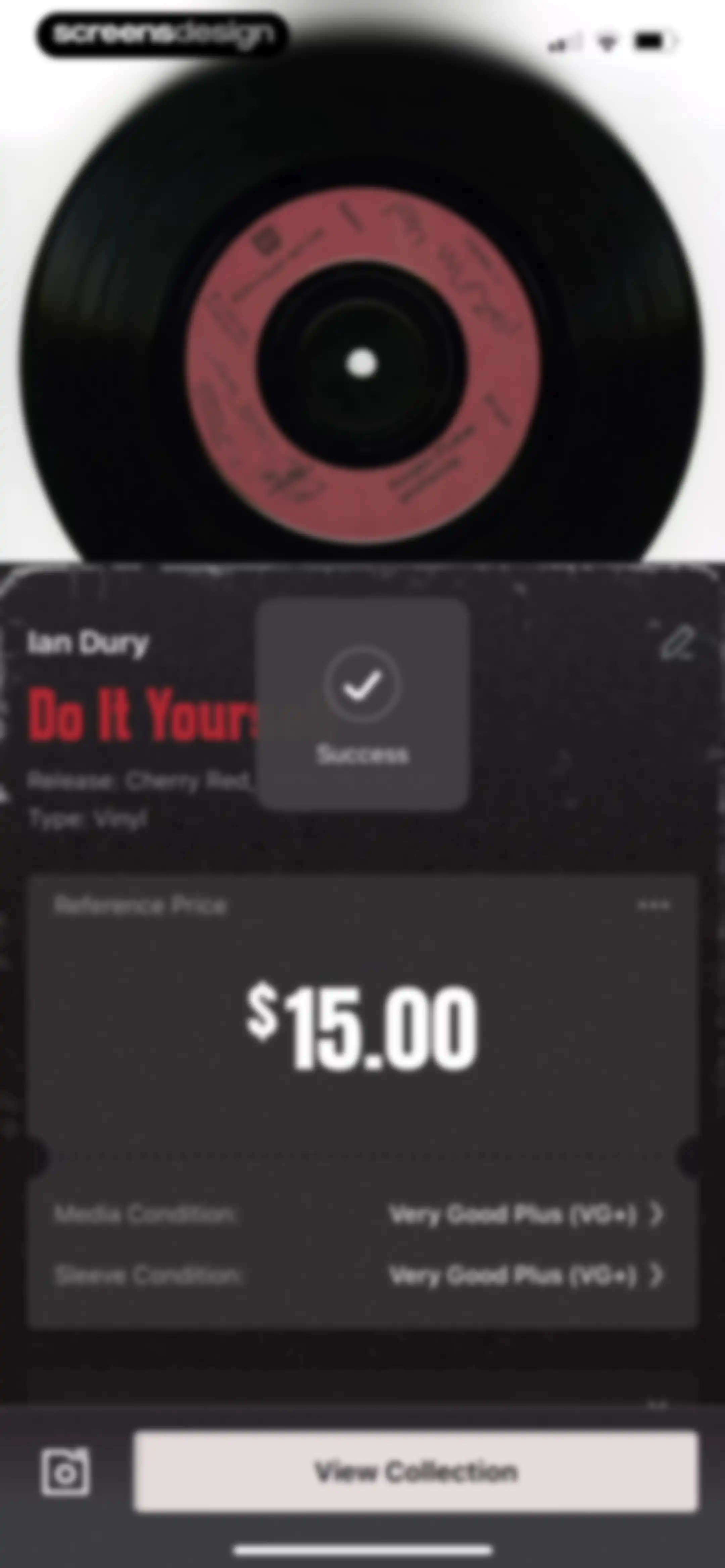 VinylSnap: Scan & Value Record screen 41