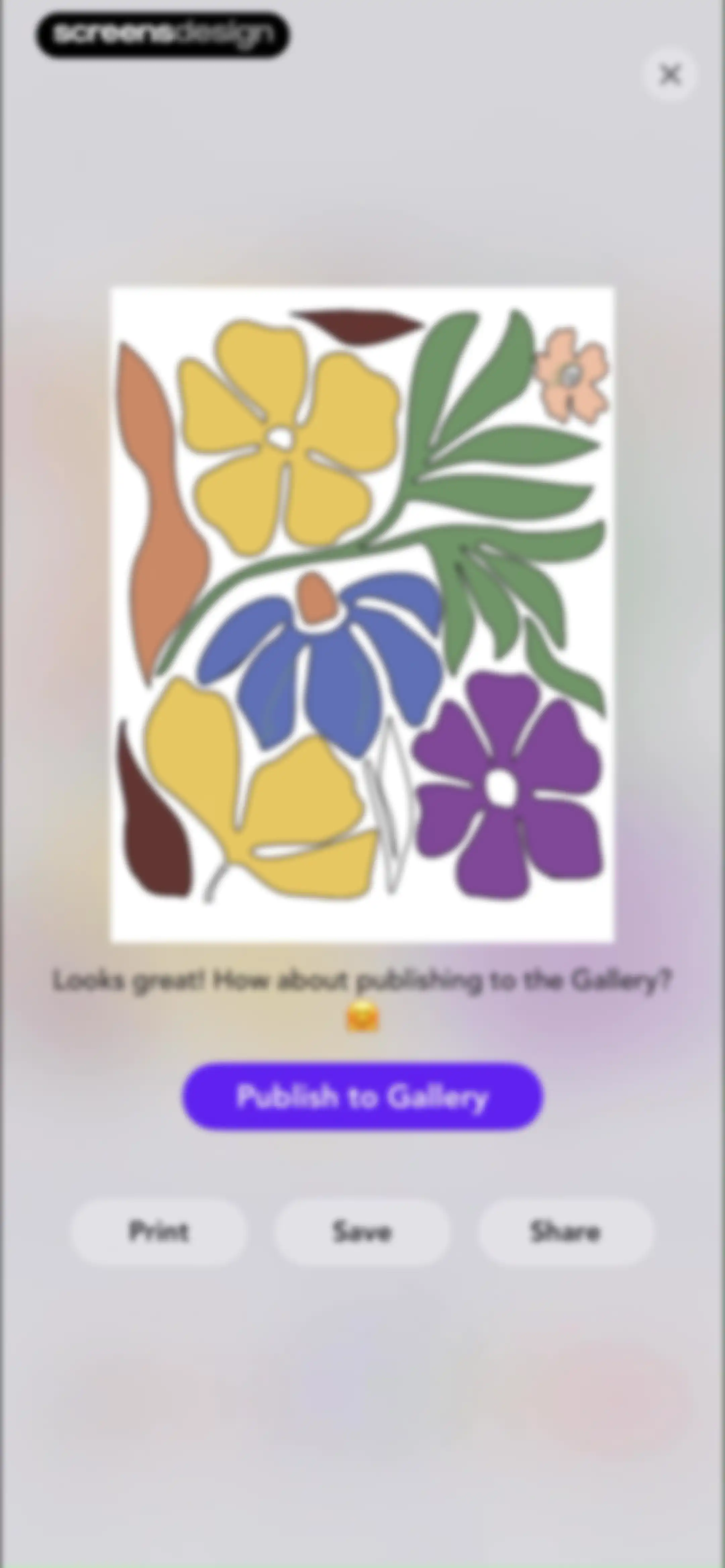 Adult Coloring Book - Pigment screen 57