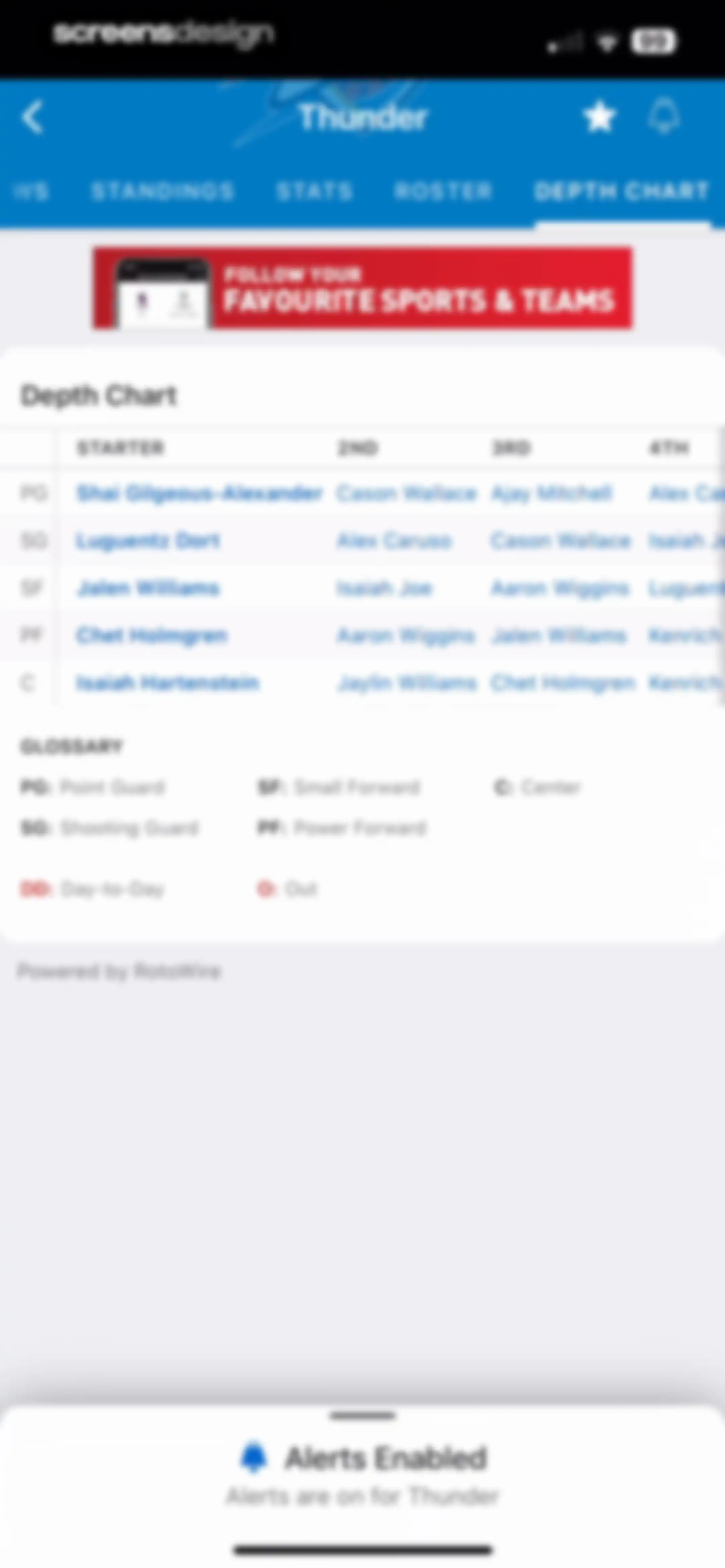 ESPN: Live Sports & Scores screen 47