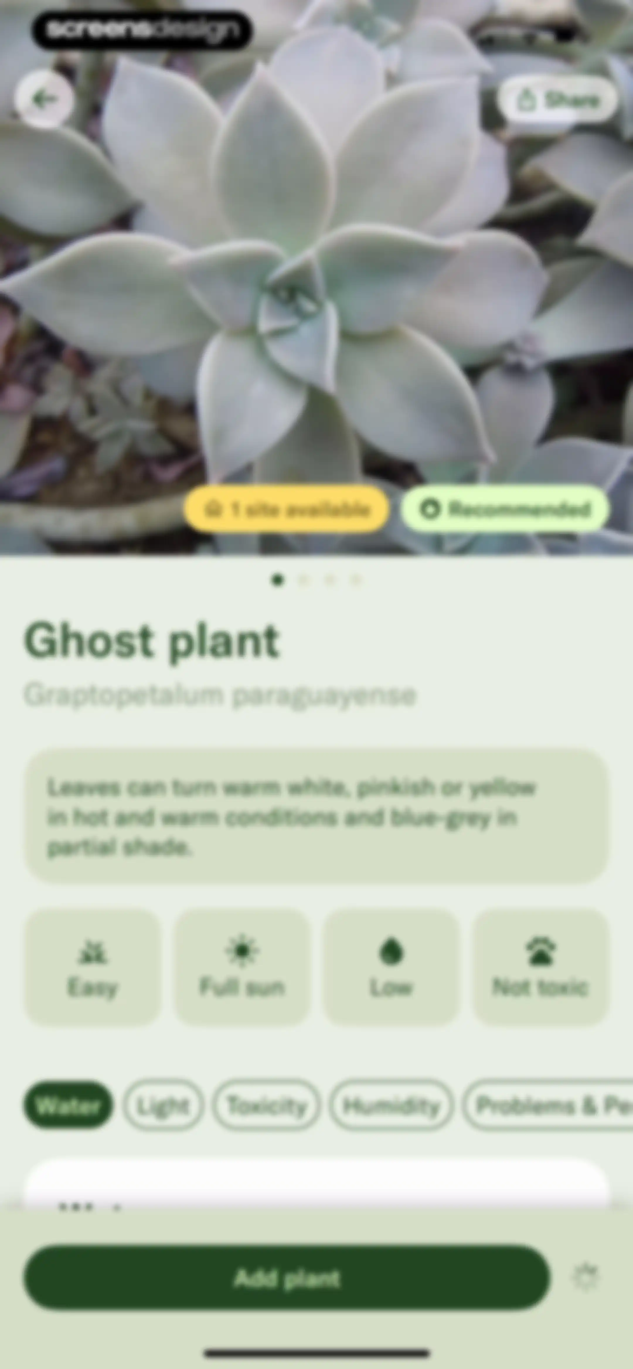 Planta: Plant & Garden Care screen 181