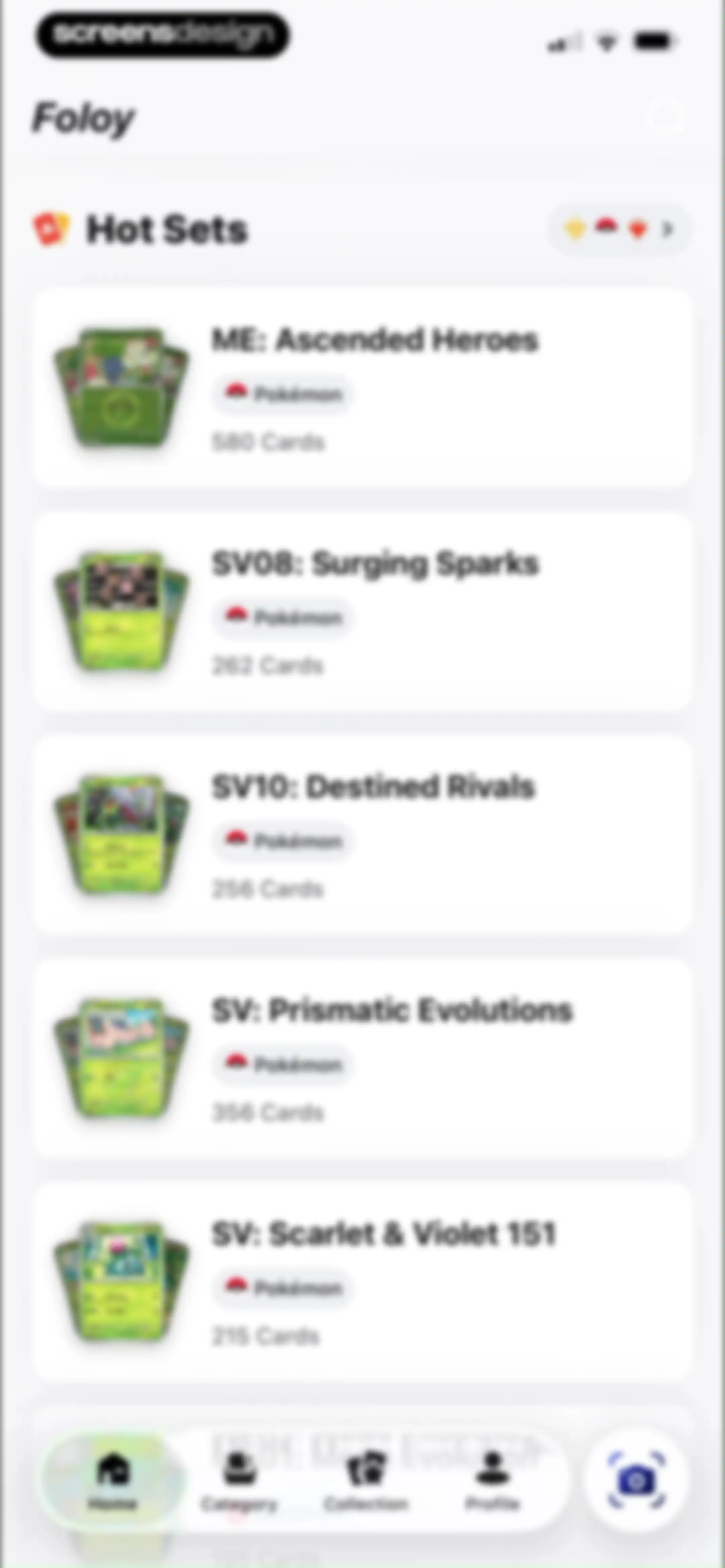 TCG Card Scanner & Value-Foloy screen 32