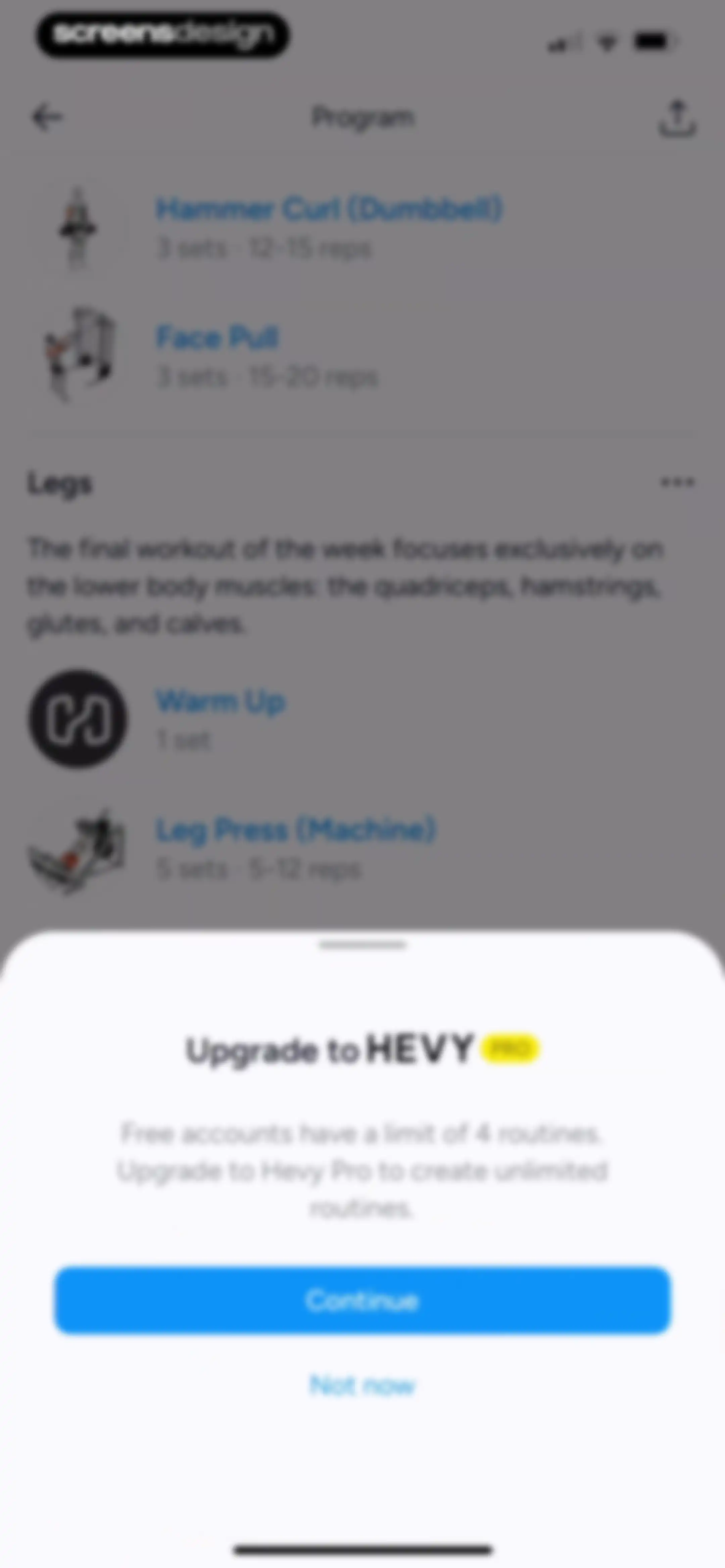 Hevy - Workout Tracker Gym Log screen 141