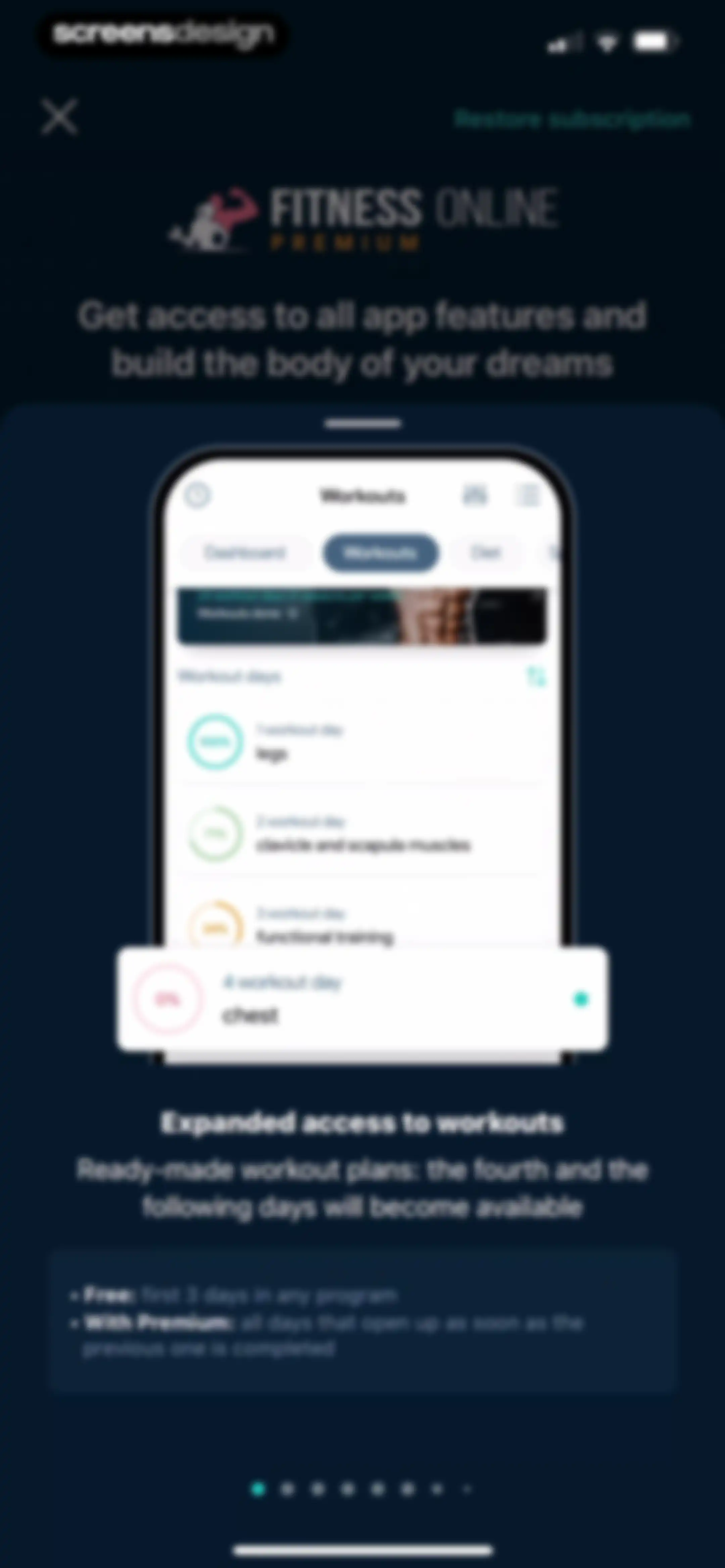 Fitness App: Gym Workout Plan screen 87