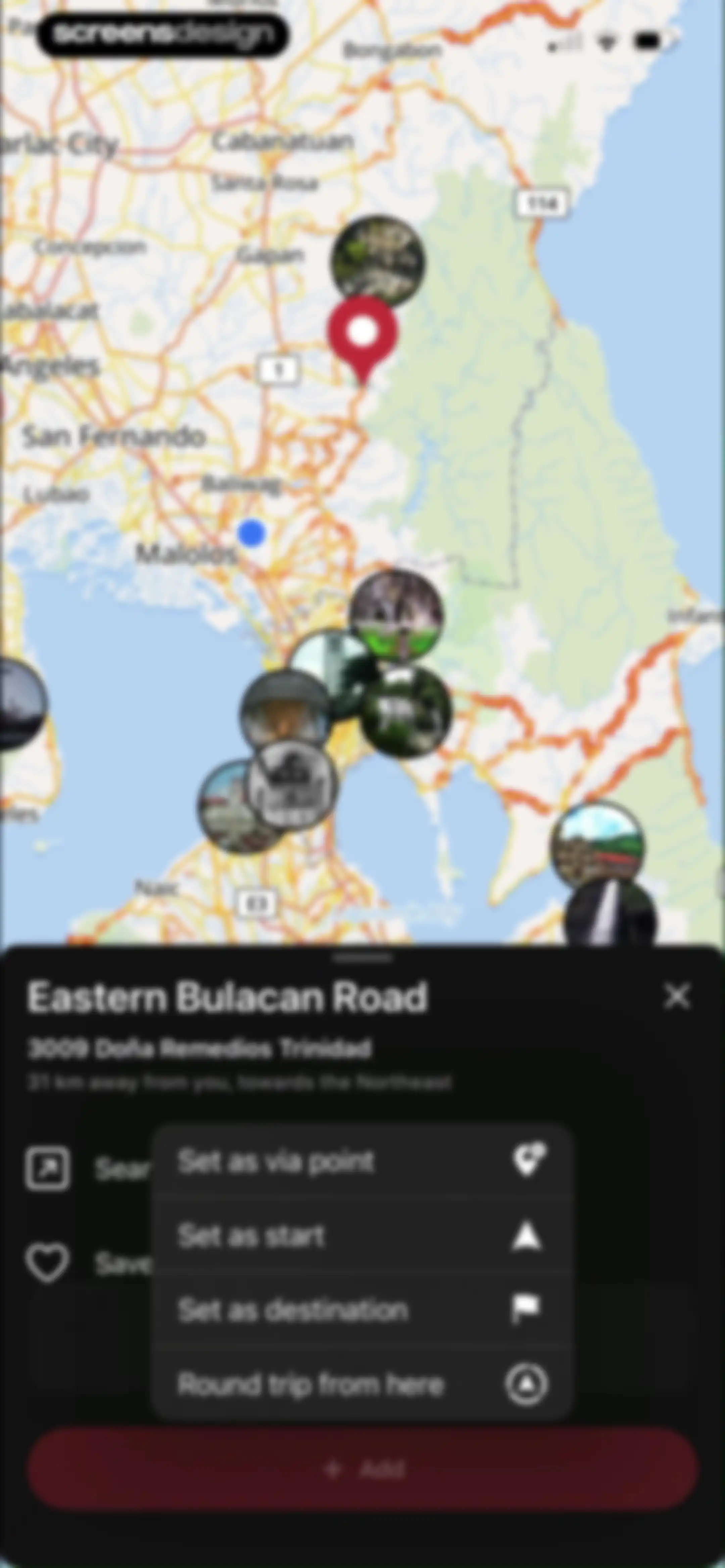 calimoto Motorcycle Navigation screen 18