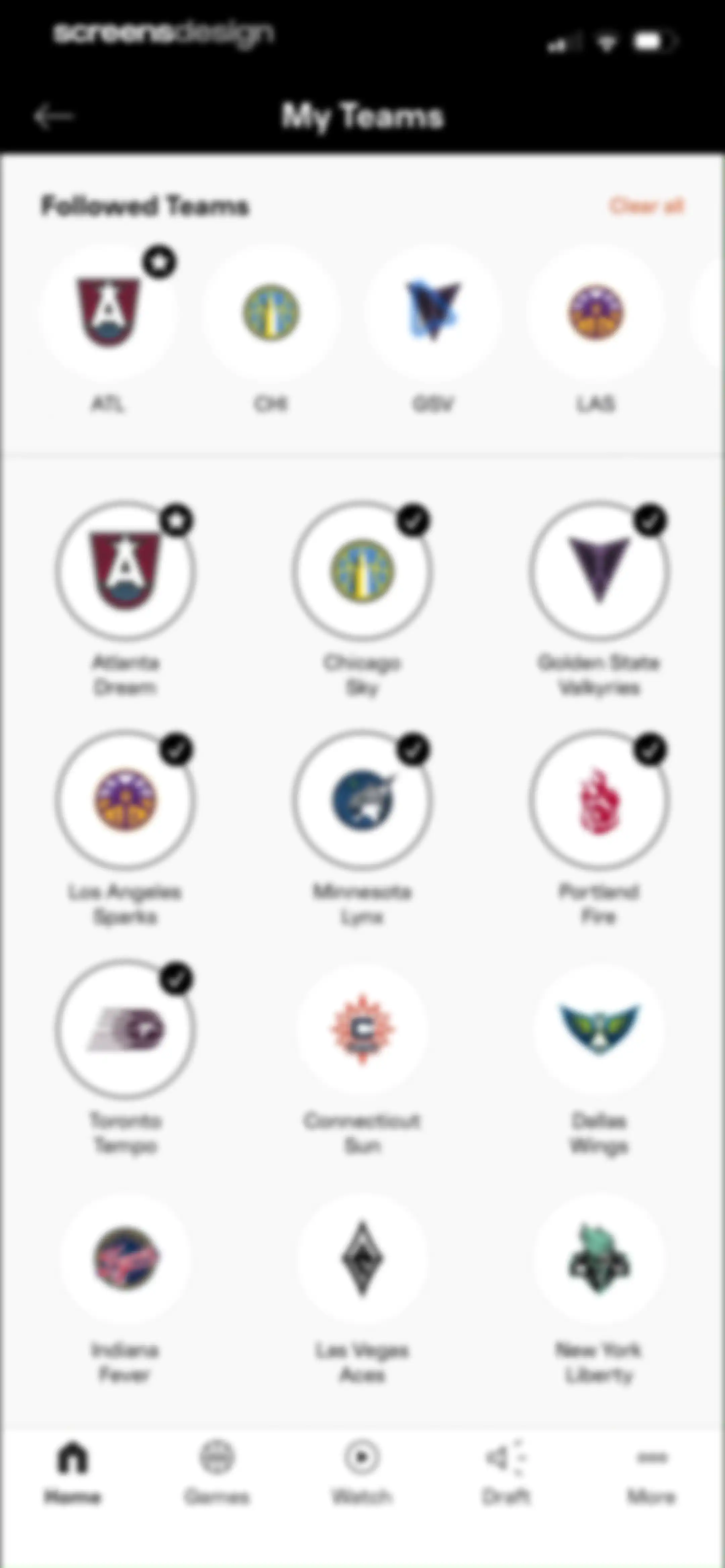 WNBA: Live Games & Scores screen 45