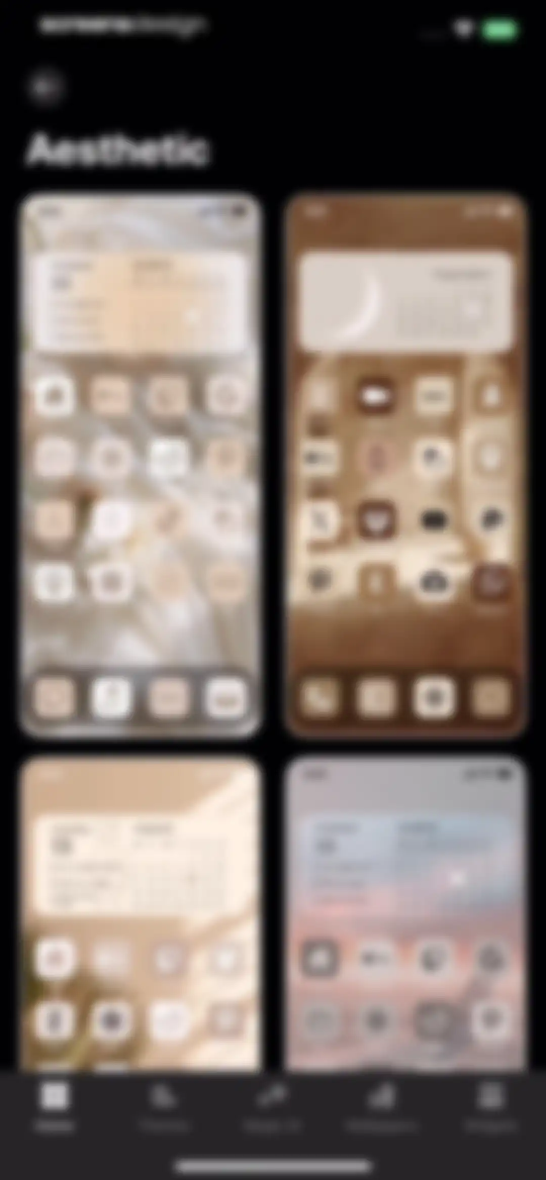 Aesthetic: App icons & Widgets screen 58