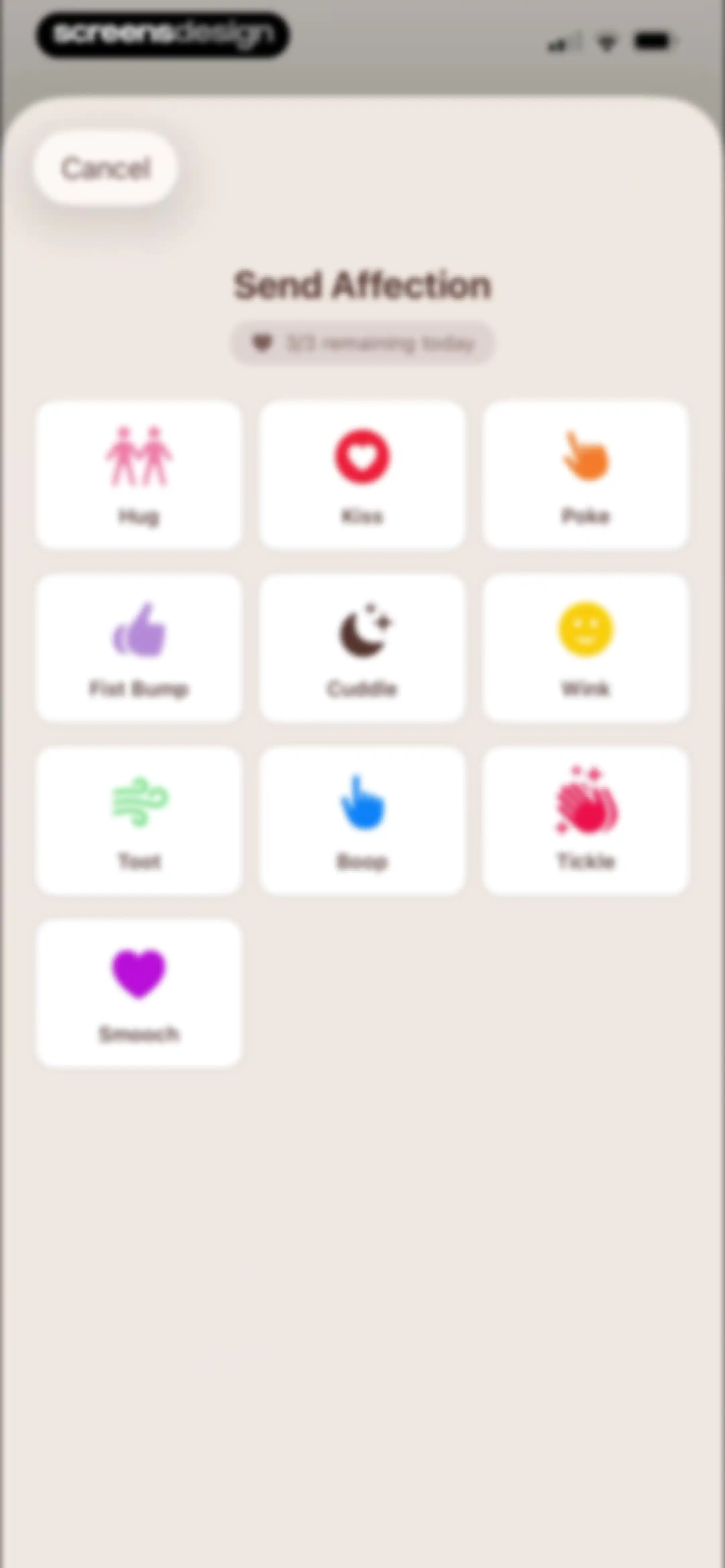 lovelee couples: love note app screen 88
